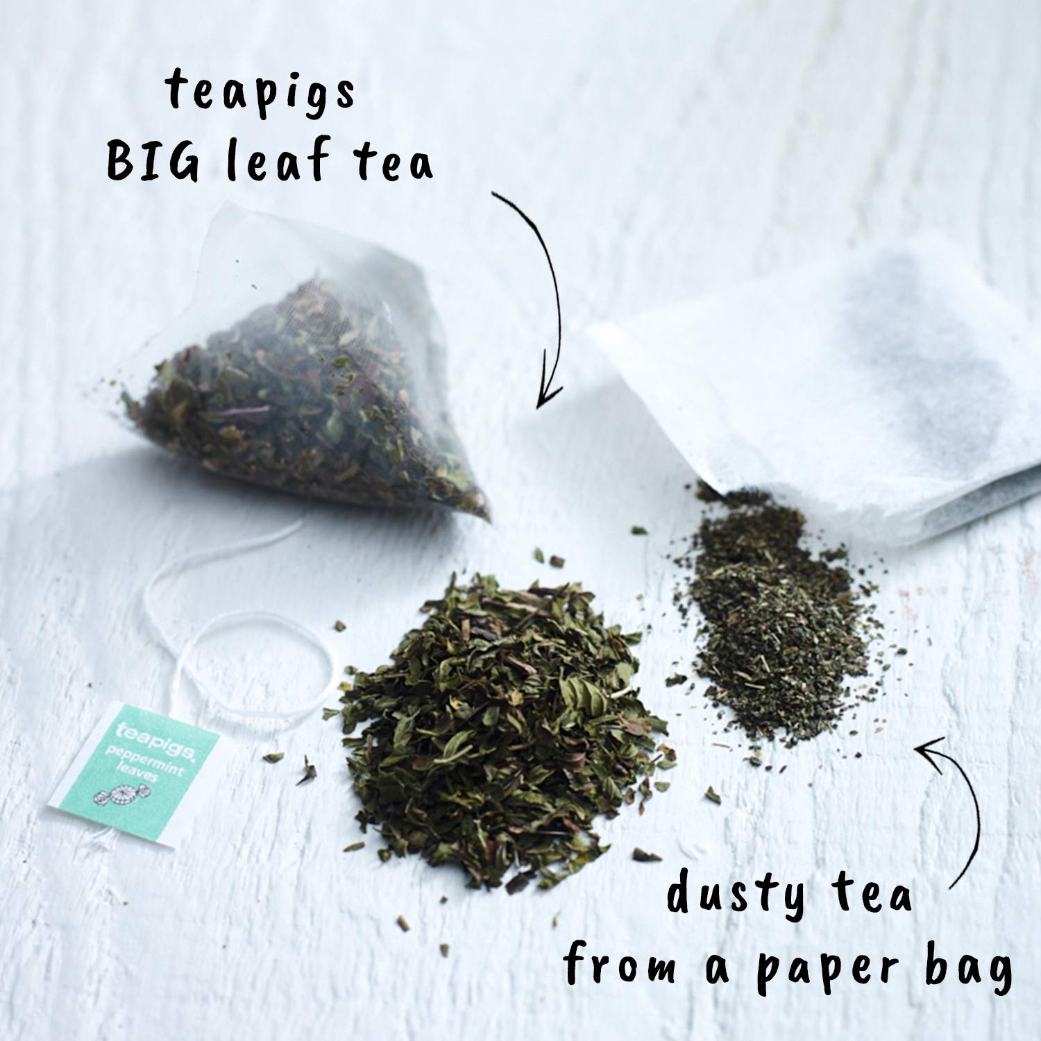 Teapigs Peppermint Herbal Tea Made With Whole Leaves - 15 Tea Temples 6