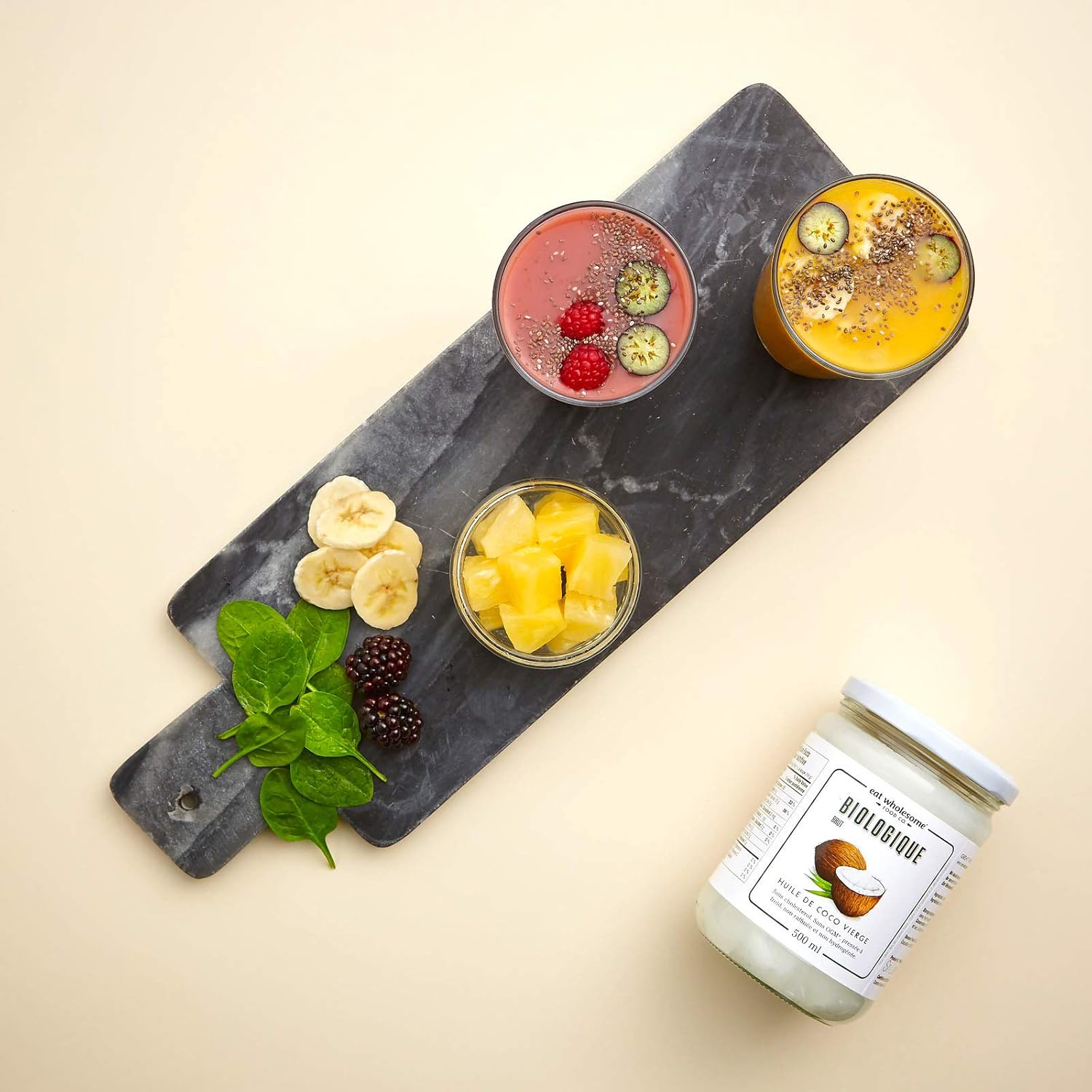 Eat Wholesome - Organic Virgin Coconut Oil (500 ml, Glass Jar) 5