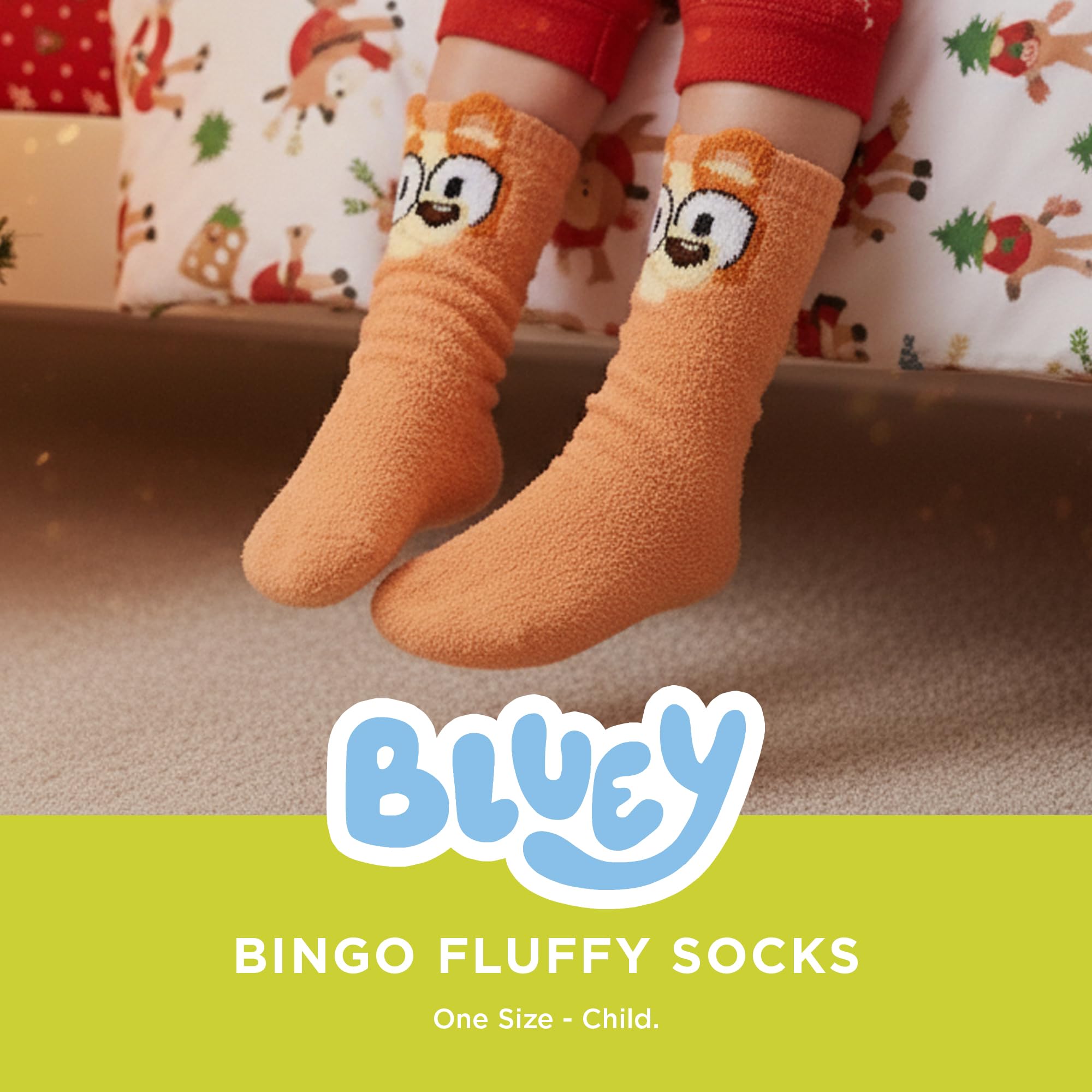 Bluey Plush Gift Set - Official Plush & Bingo Socks for Kids 4
