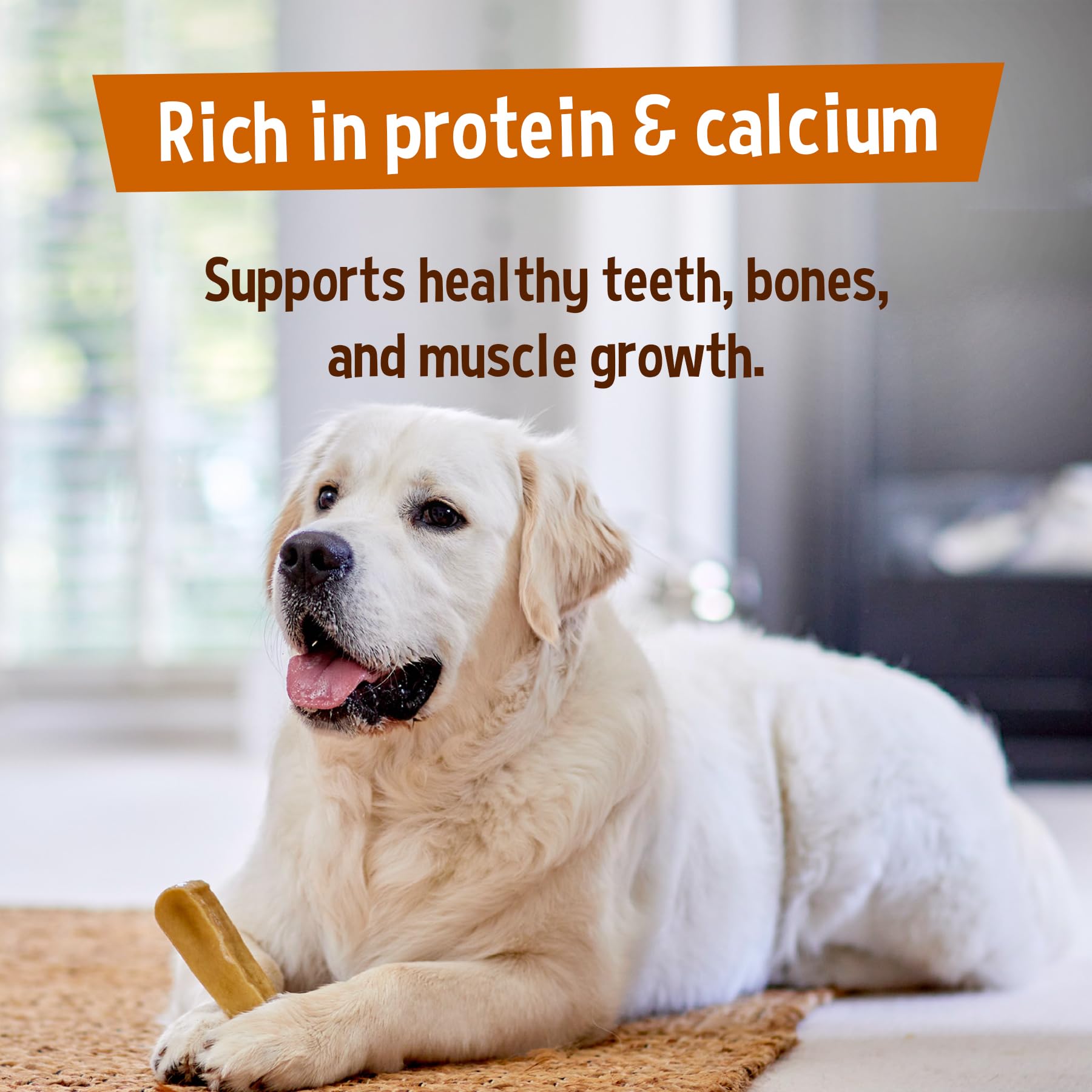 Yakers Cranberry Dog Chew for Medium Breeds | Protein & Calcium Rich | Dental Health Support 8