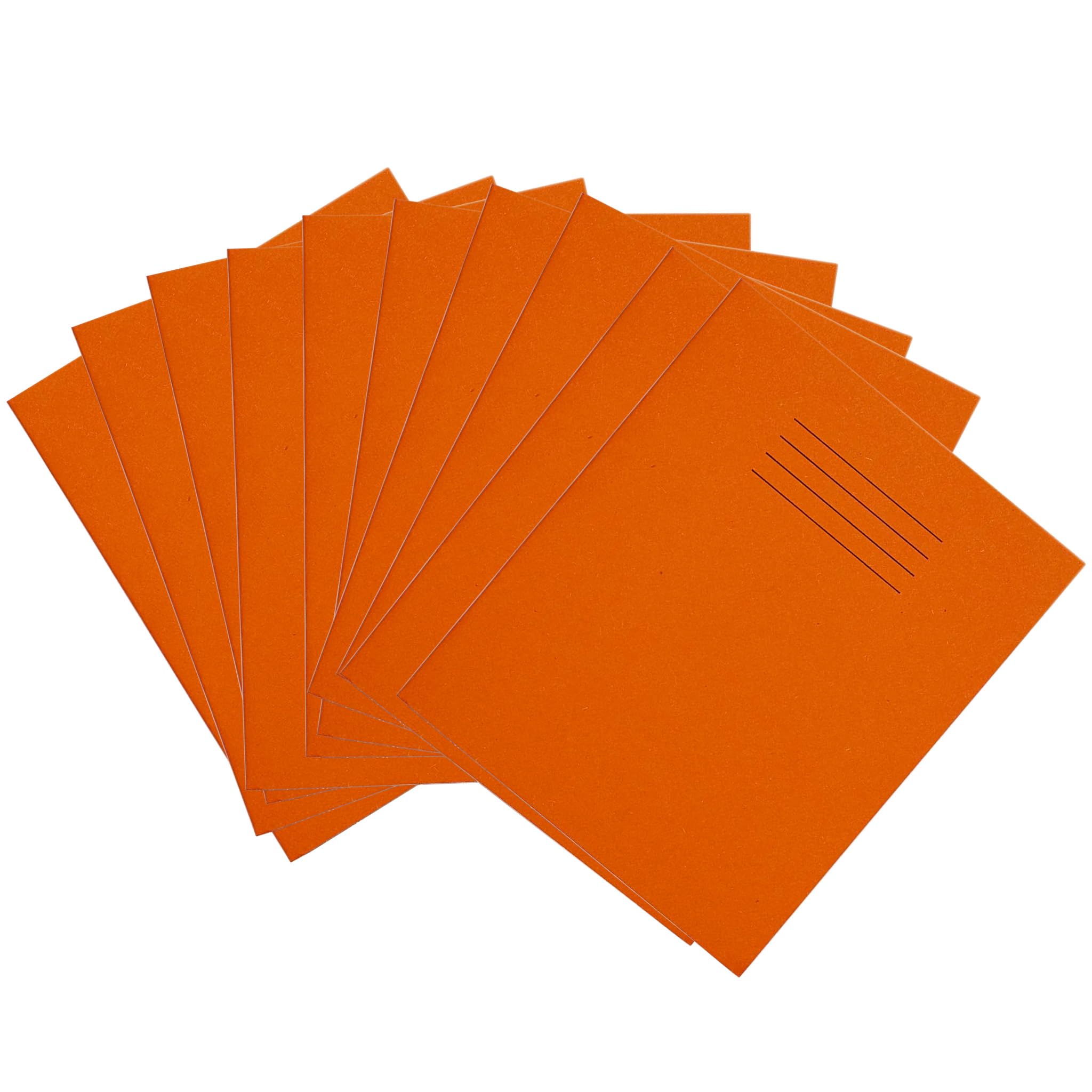 Rhino 8 x 6.5 Composition Notebooks - 48-Page Split Page Design | 10-Pack Orange Cover 1