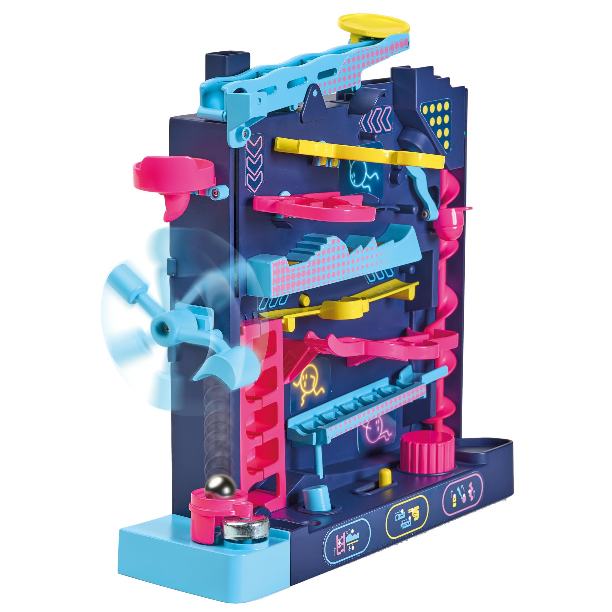TOMY Screwball Scramble Level Up - Gravity Defying Vertical Obstacle Course Marble Run | Ages 5+ 2