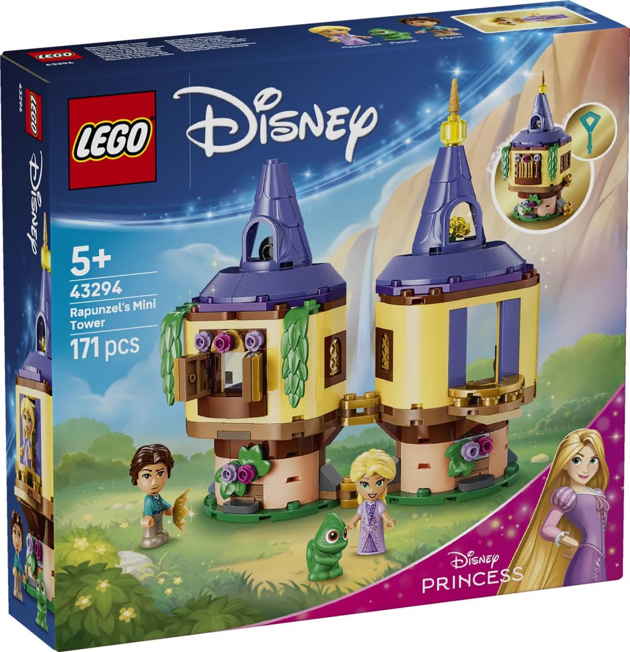 LEGO Disney Princess Rapunzel's Mini Tower Building Set 43294 | Ages 5+ 7