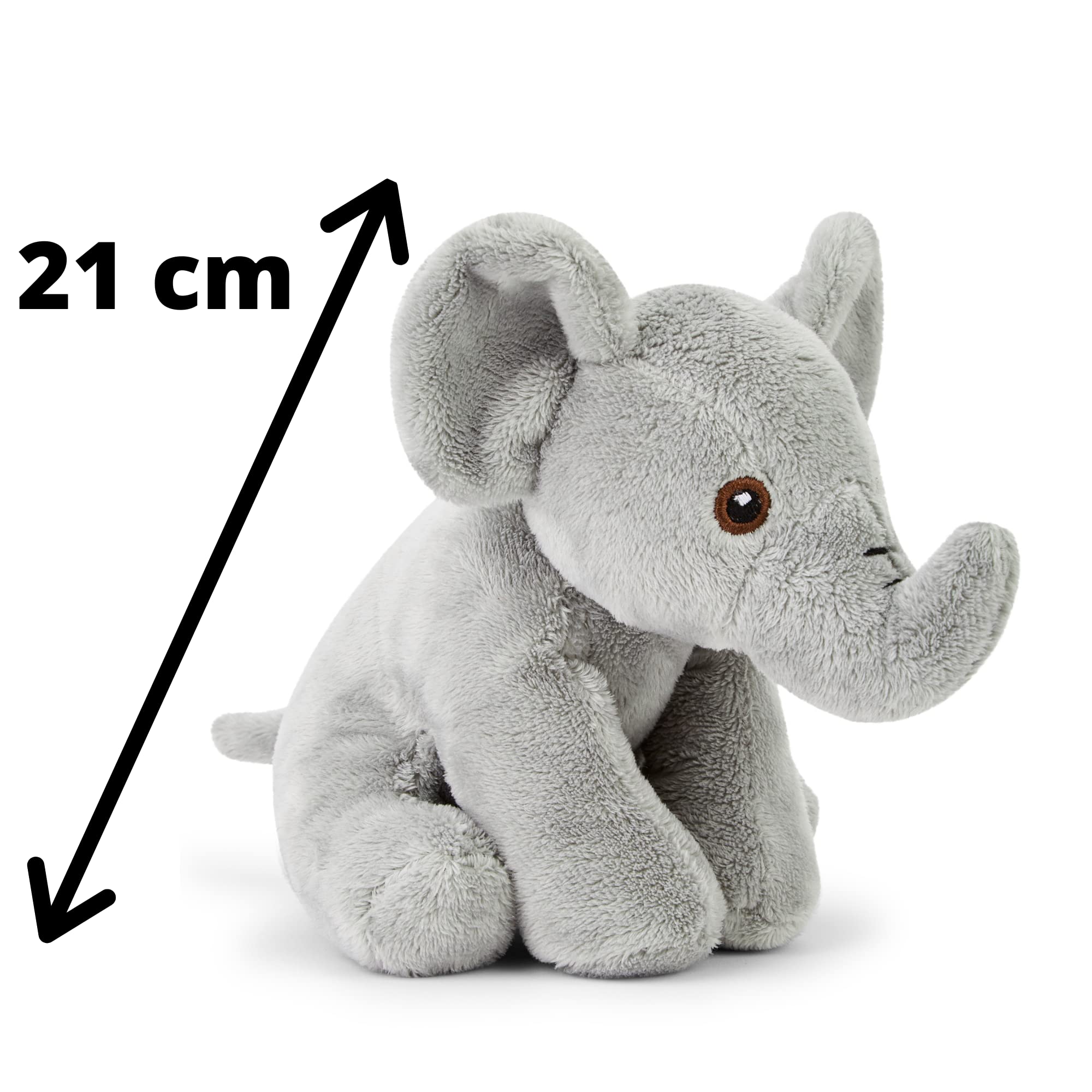 Zappi Co 100% Recycled Plush Elephant Stuffed Toy | 13-15cm | Unisex Children 5