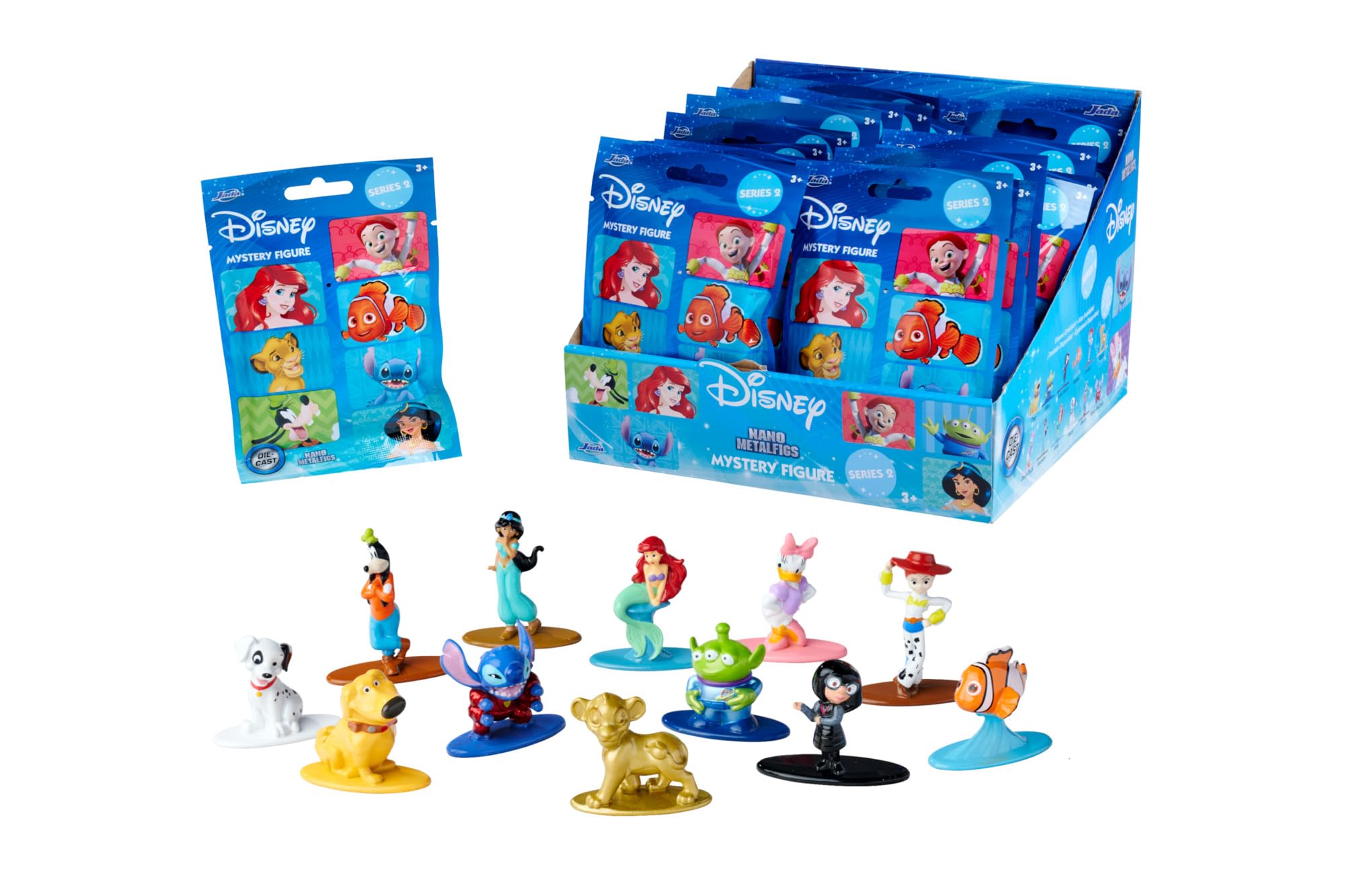 Jada Disney Ariel Nano Metal Figure - 1:65 Scale Die Cast | 4cm Tall 1