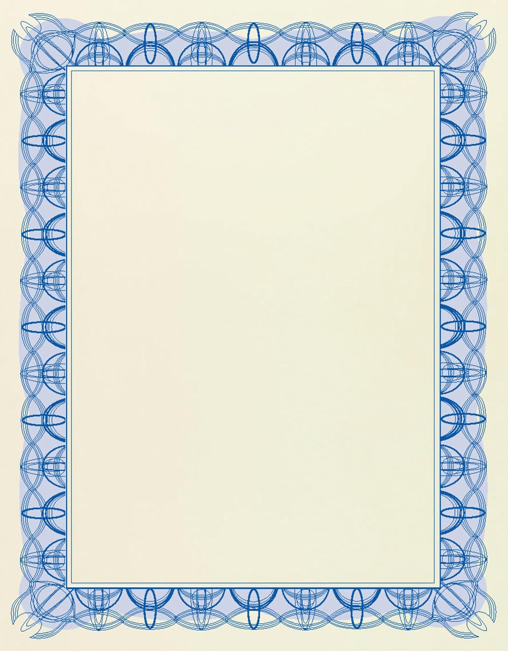 Computer Craft Certificate Papers - Reflex Blue A4 90gsm | Pack of 30 with Foil Seals