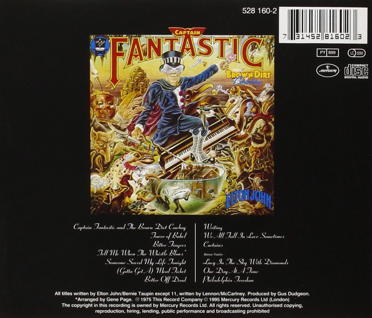 Elton John - Captain Fantastic and the Brown Dirt Cowboy Audio CD 2