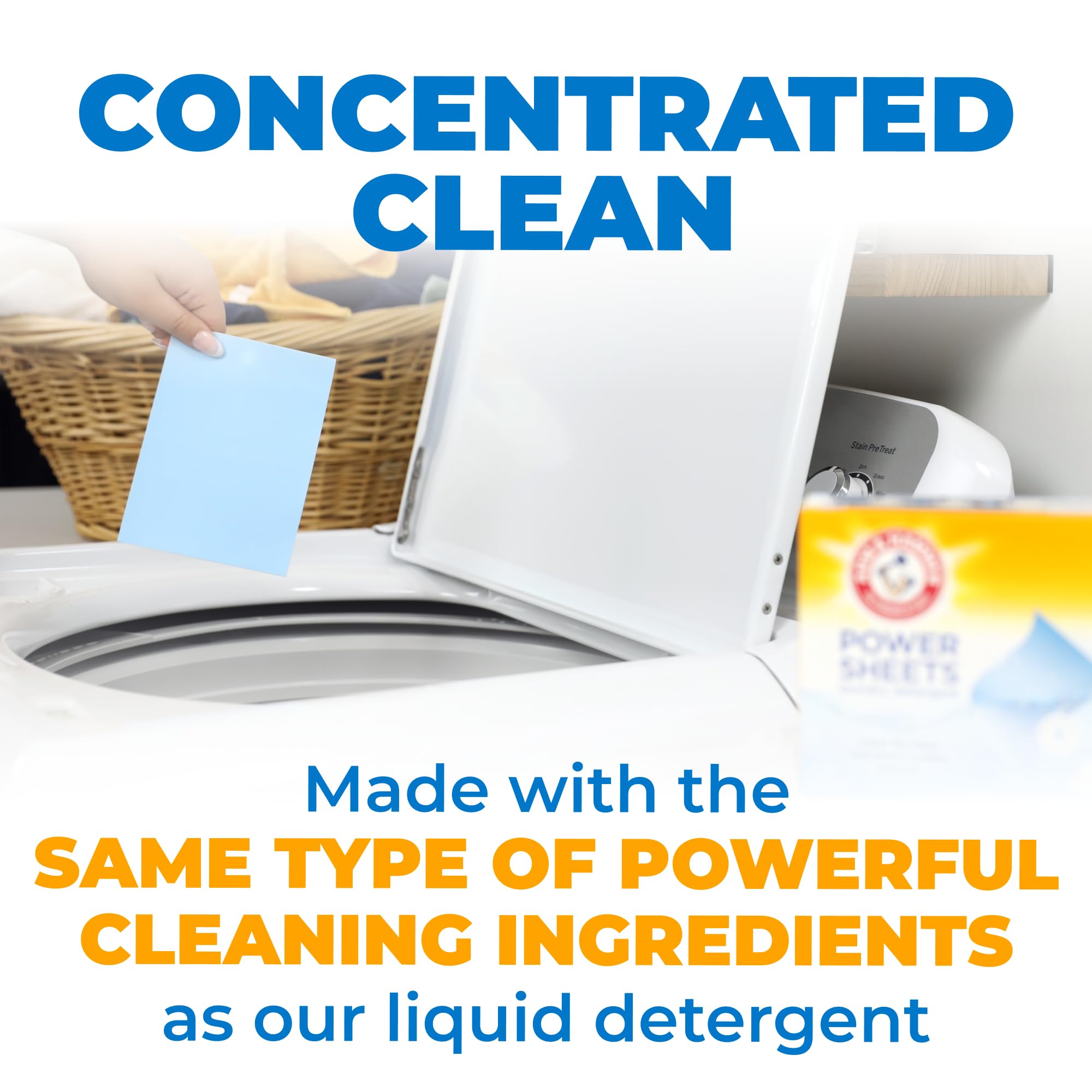 Arm & Hammer Power Sheets Laundry Detergent - Fresh Linen Scent, 50 Count 6