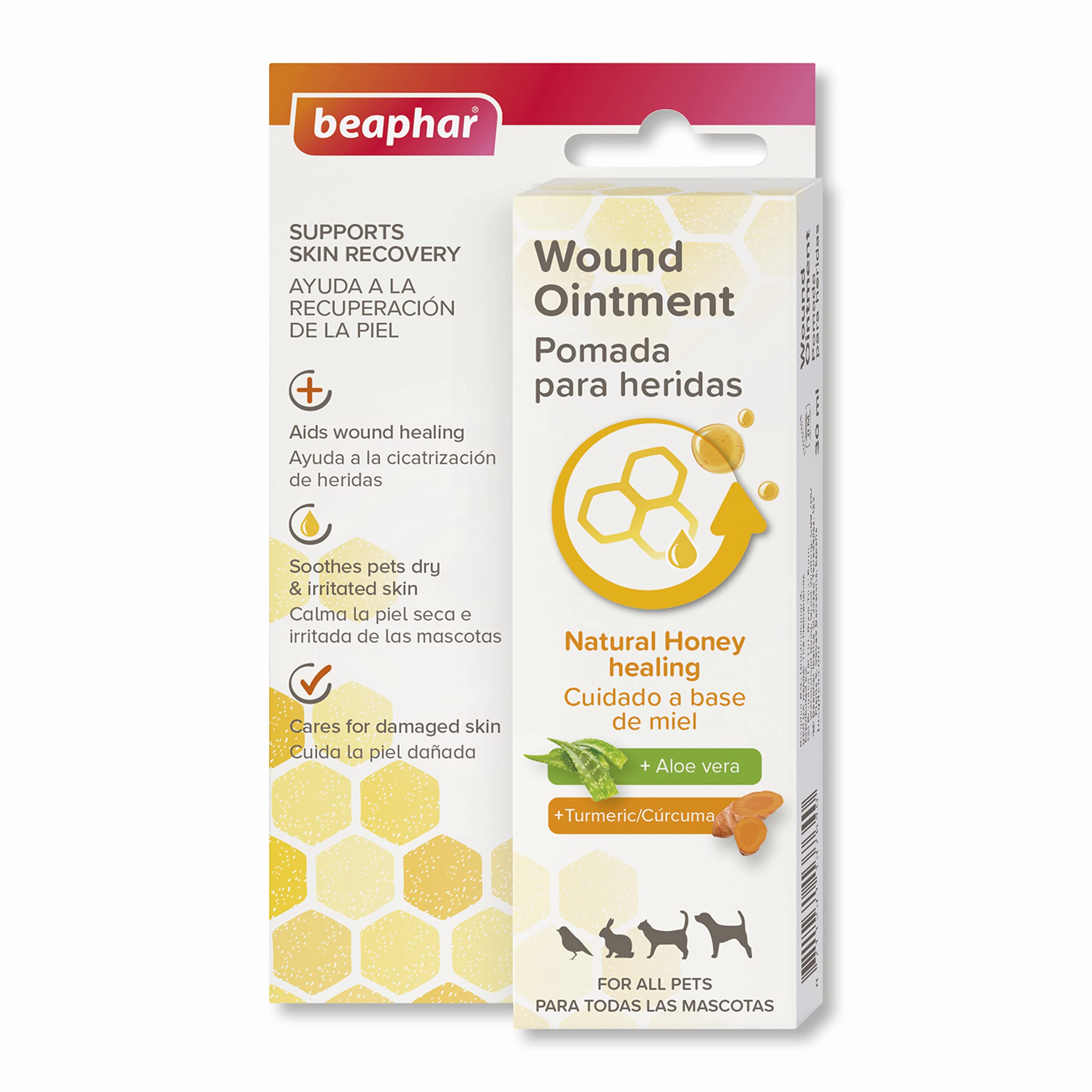 Beaphar Derma+ Wound Cream for Pets - Soothing & Healing Support | 30ml
