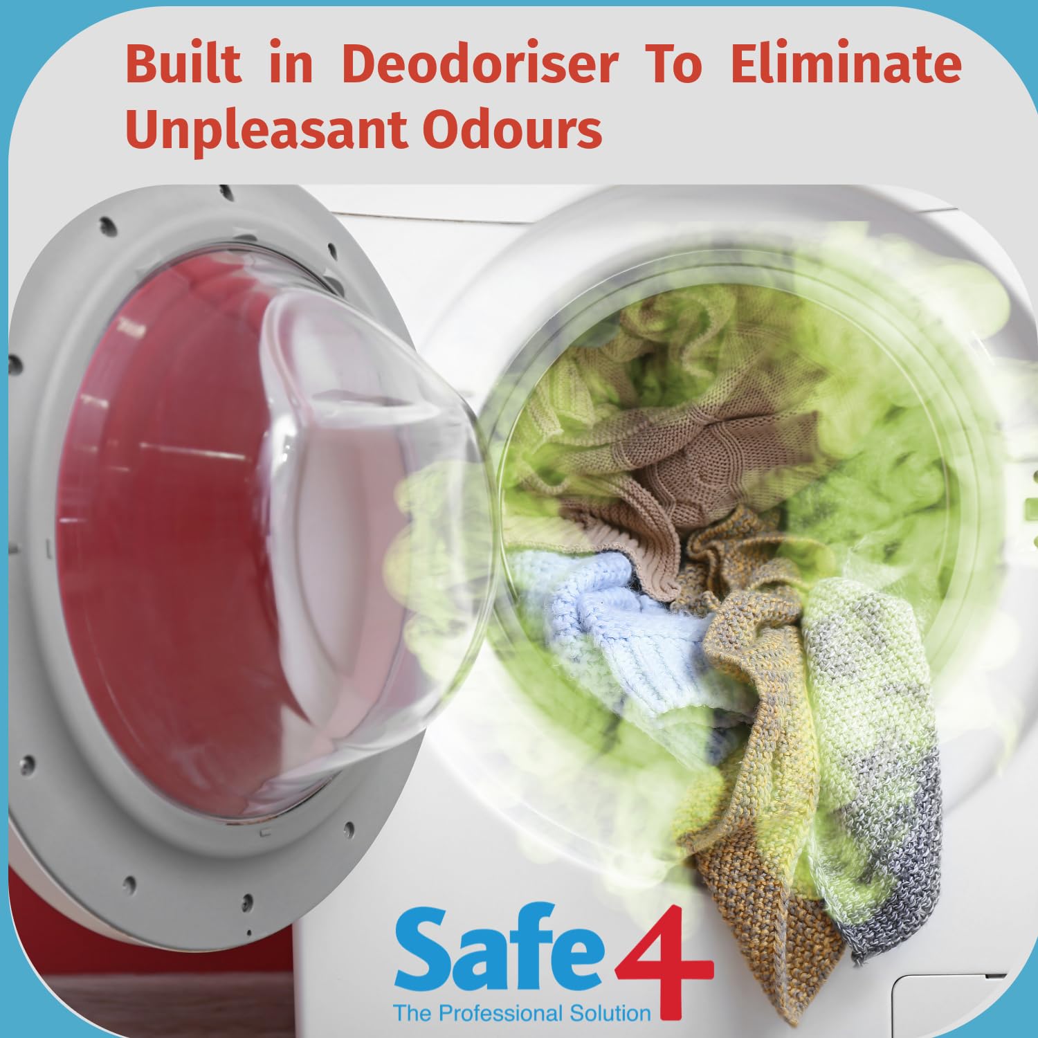 Safe4 Hypoallergenic Liquid Laundry Detergent - Concentrated Formula | 1L | Fresh Scent 4