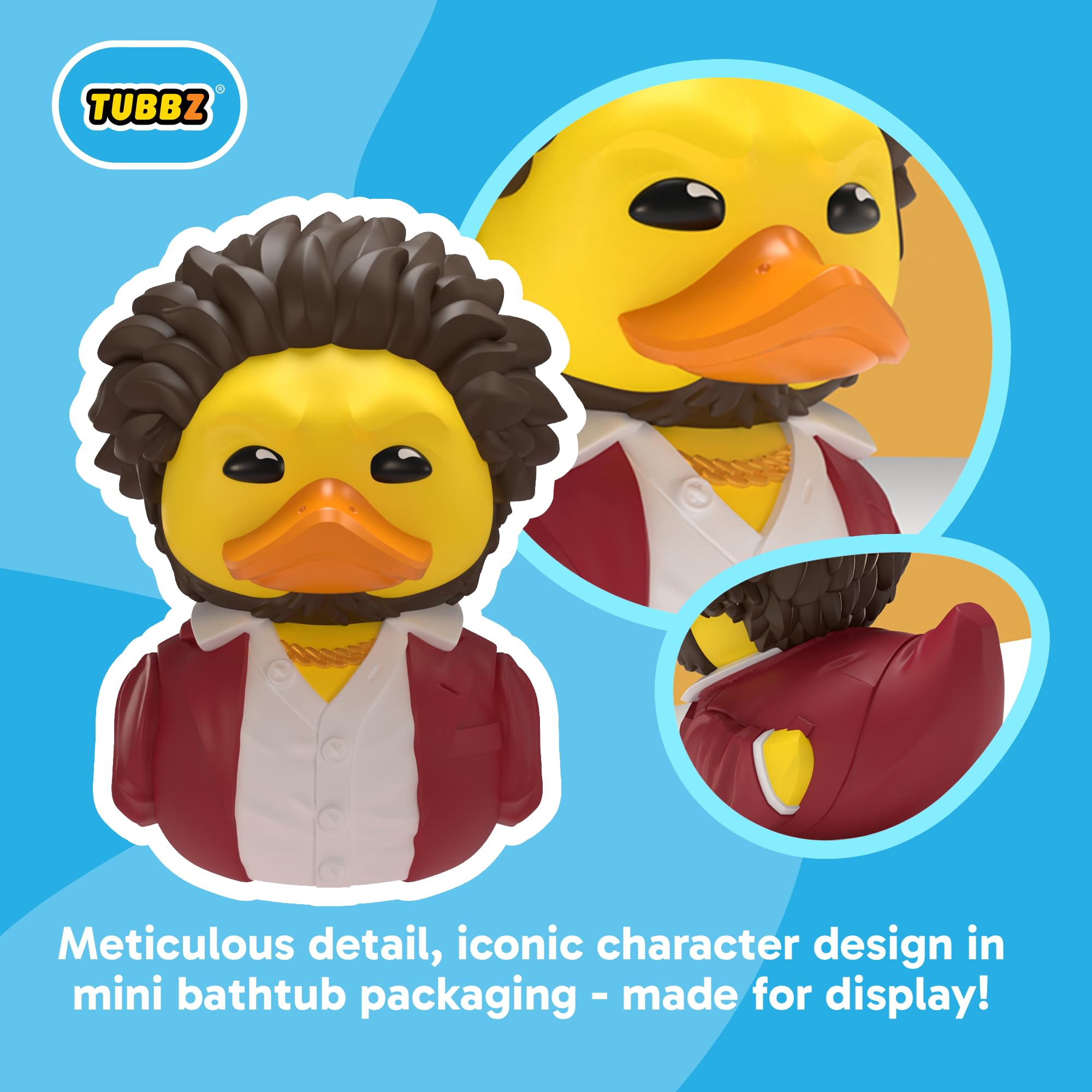 TUBBZ Mini Like a Dragon - Ichiban Kasuga Cosplaying Rubber Duck Vinyl Figure | Approx. 5cm