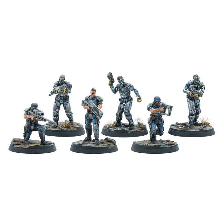 Modiphius Fallout: Wasteland Warfare Enclave Assault Force Miniatures Set (MUH0190807)