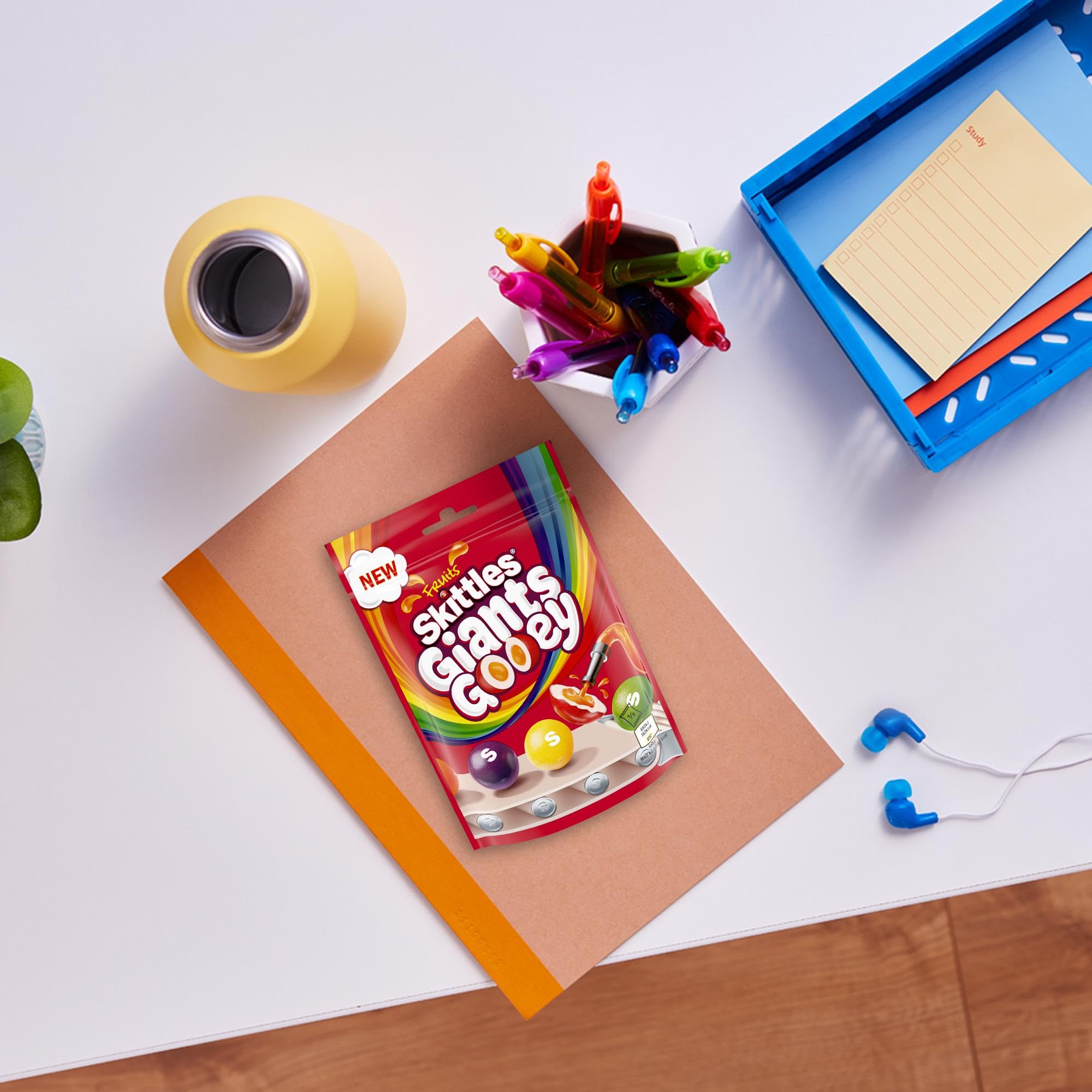 Skittles Giants Gooey Vegan Sweets Sharing Bag 125g 5