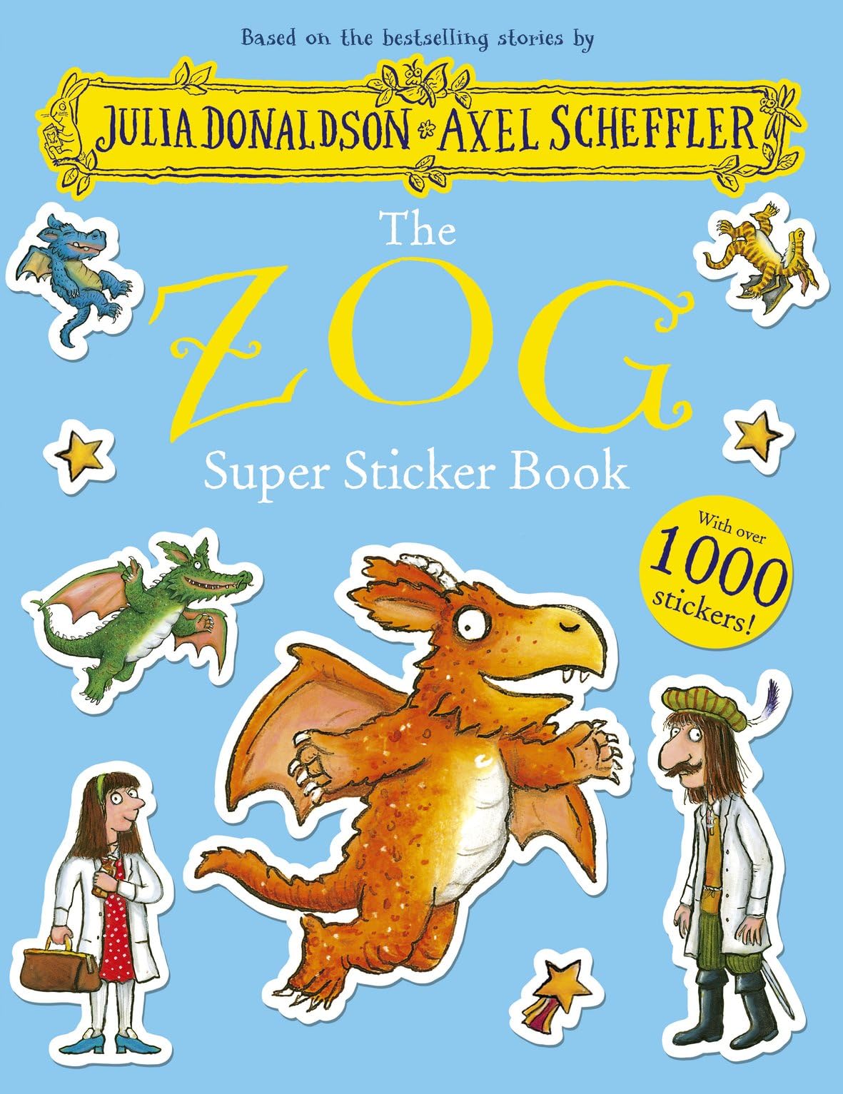 Alison Green Books The Zog Super Sticker Book - Over 1000 Stickers | Paperback | Ages 2-6