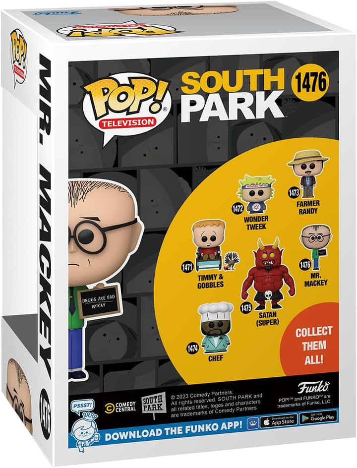 Funko POP! TV: South Park - Mr. Mackey With Sign - Collectable Vinyl Figure - Of