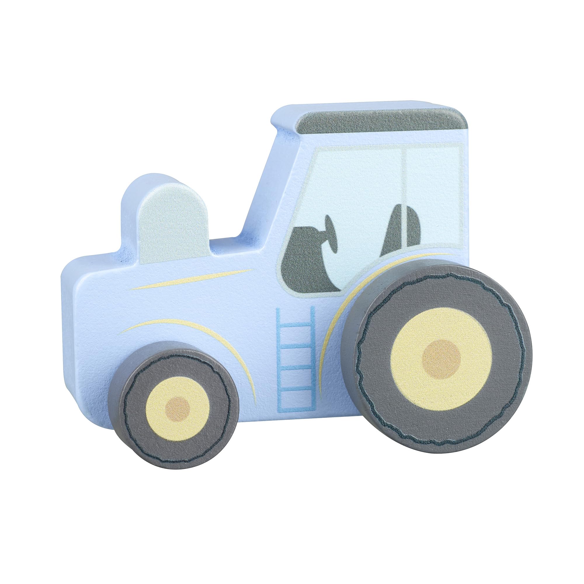 Orange Tree Toys OTT07634 Wooden Push Toy - Educational Farm Tractor for Toddlers 12 Months+