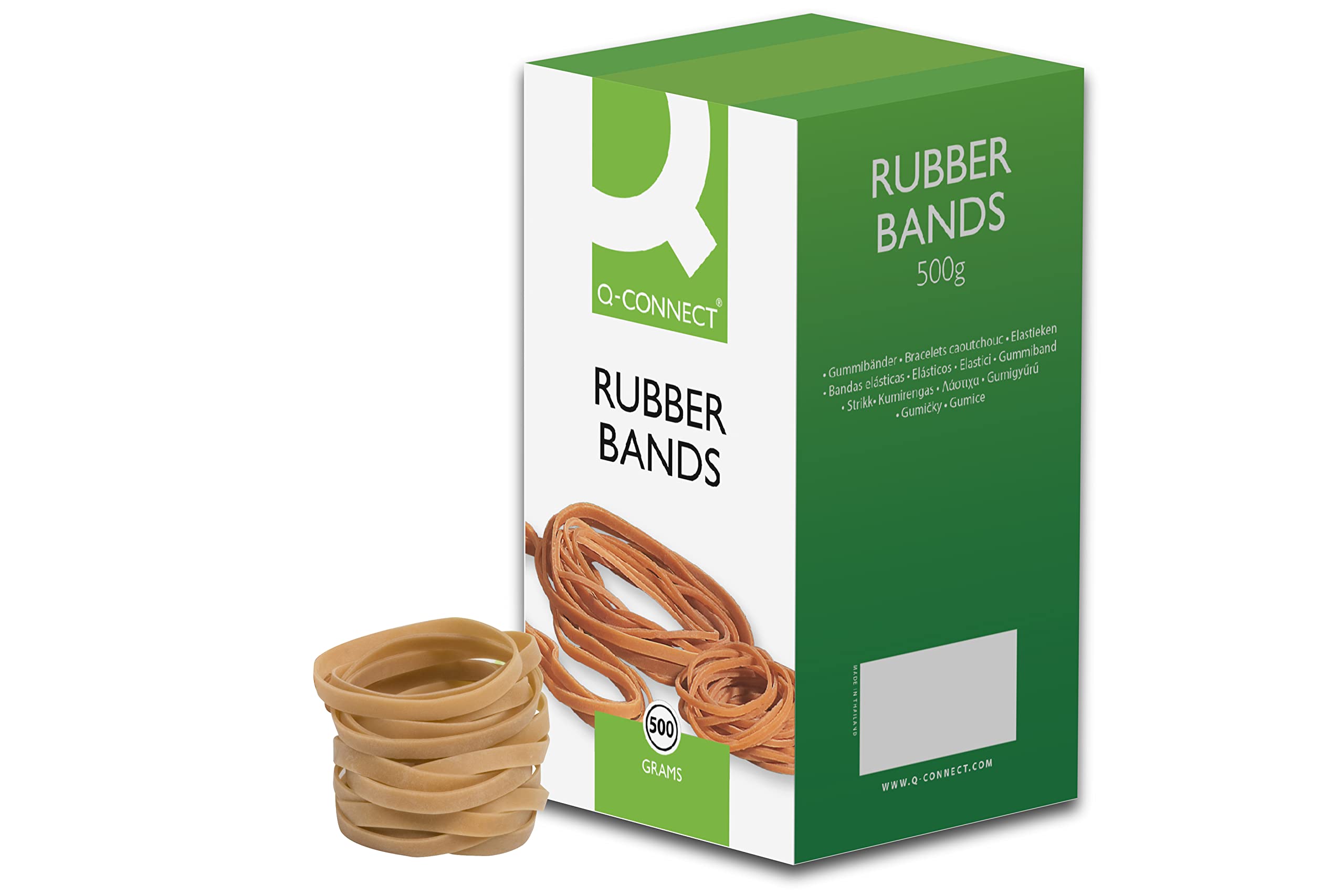 Q-Connect Rubber Bands No.34 101.6 x 3.2mm 500g KF10539 1