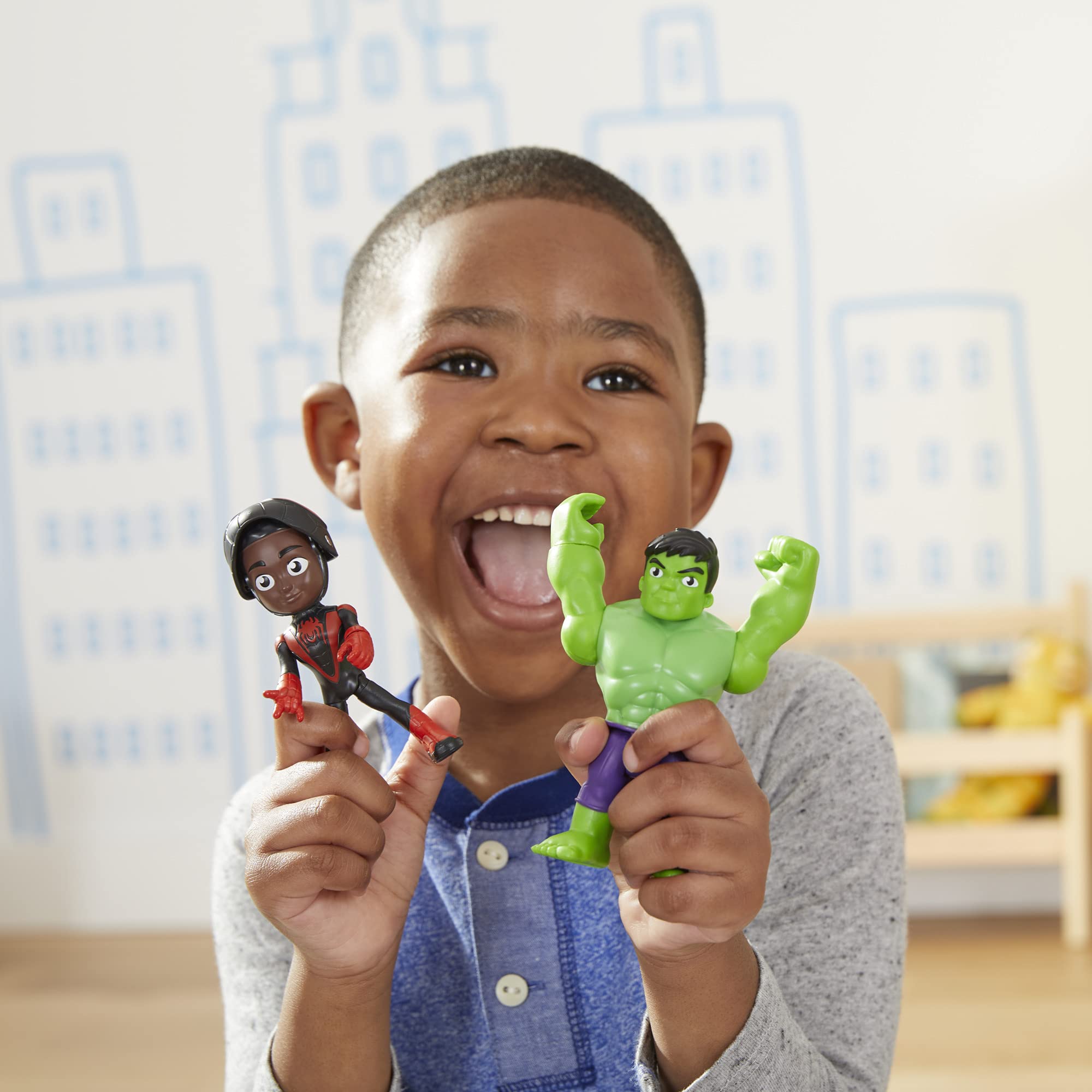 Hasbro Spidey and His Amazing Friends Marvel Hero Reveal Multipack Action Figures - 4 Inch, Ages 3+ 5