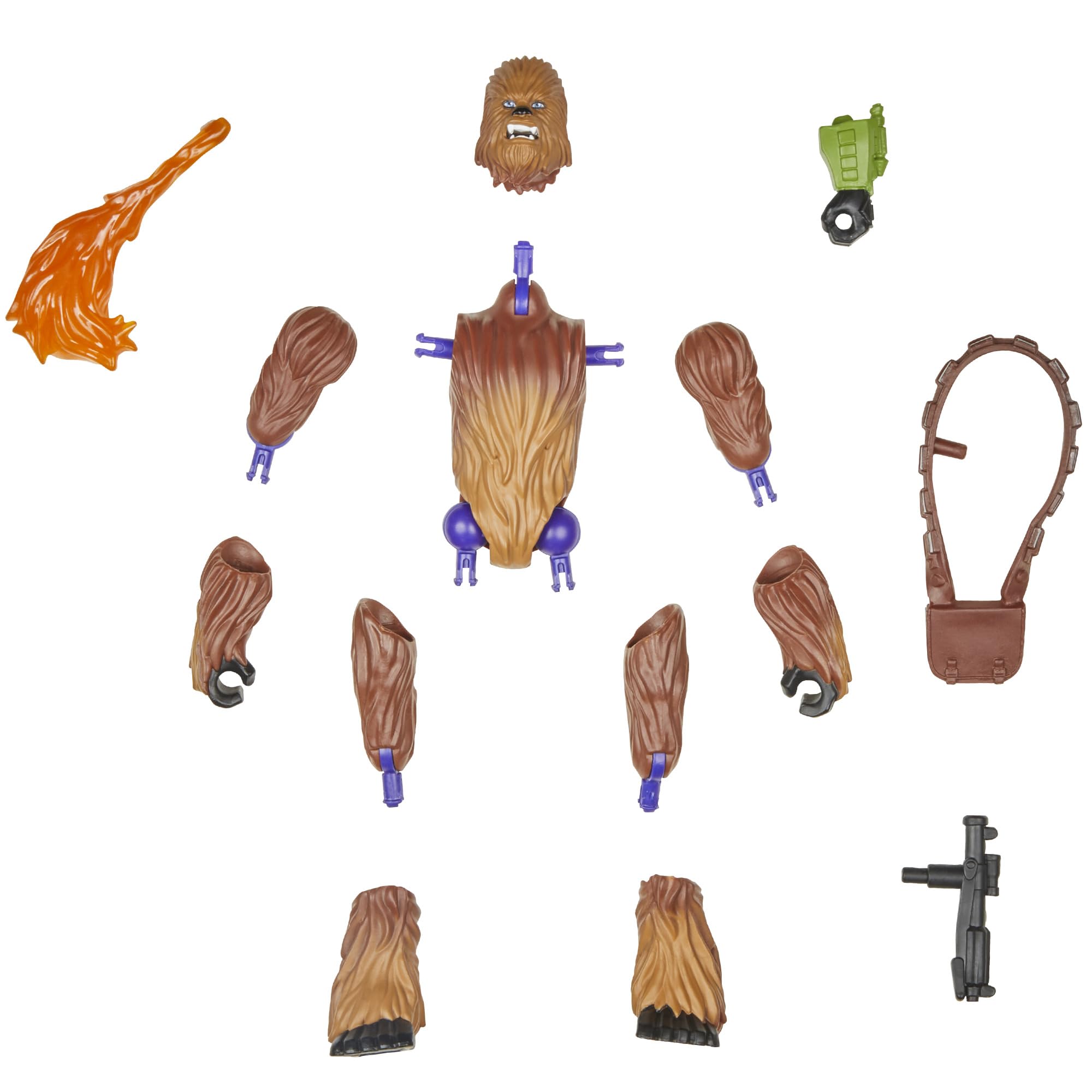Star Wars MixMashers Chewbacca Action Figure with Boba Fett Gauntlet - Mix and Match Play for Kids 5