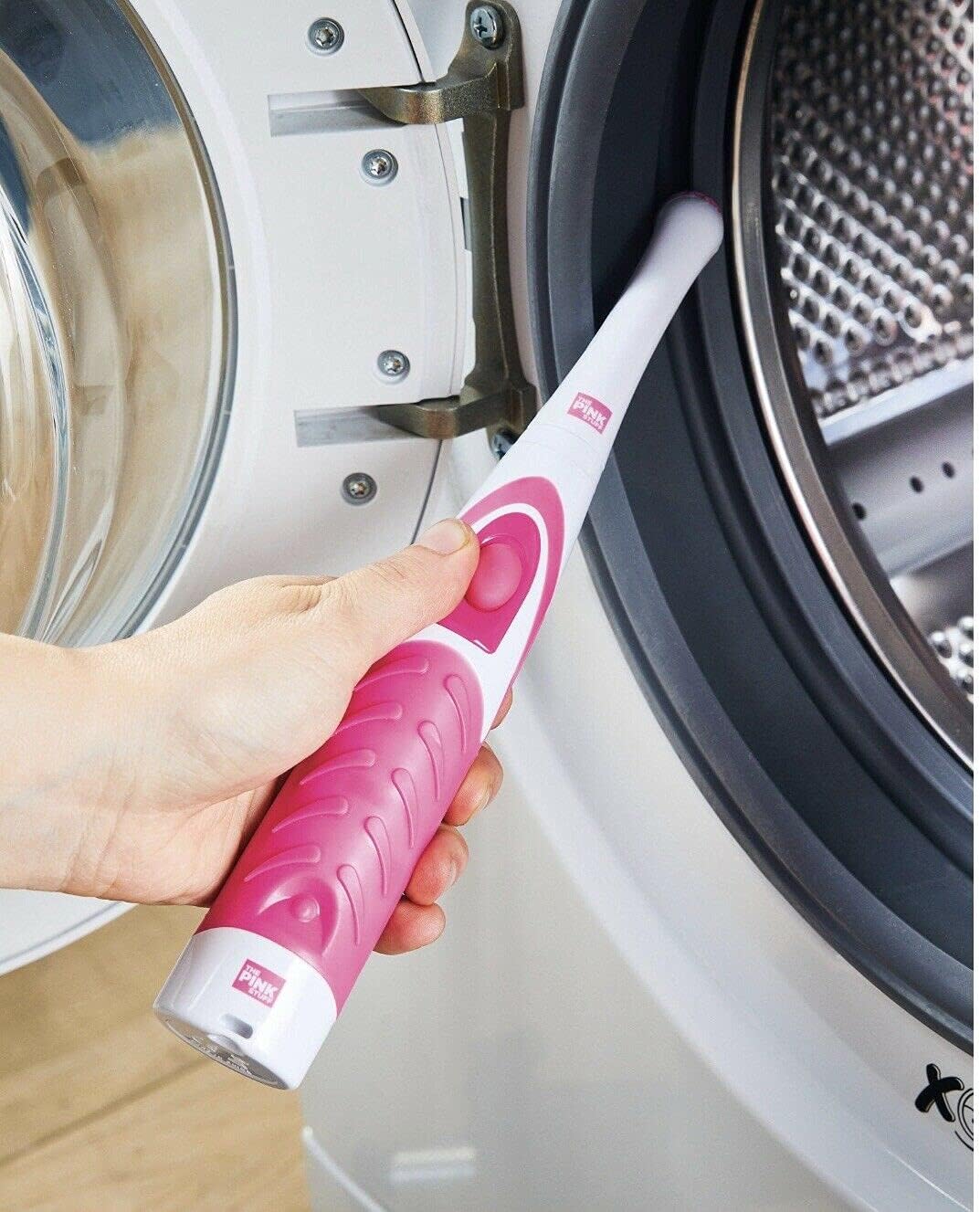 The Pink Stuff Sonic Scrubber Kit with Miracle Cleaning Paste and 4 Brush Heads