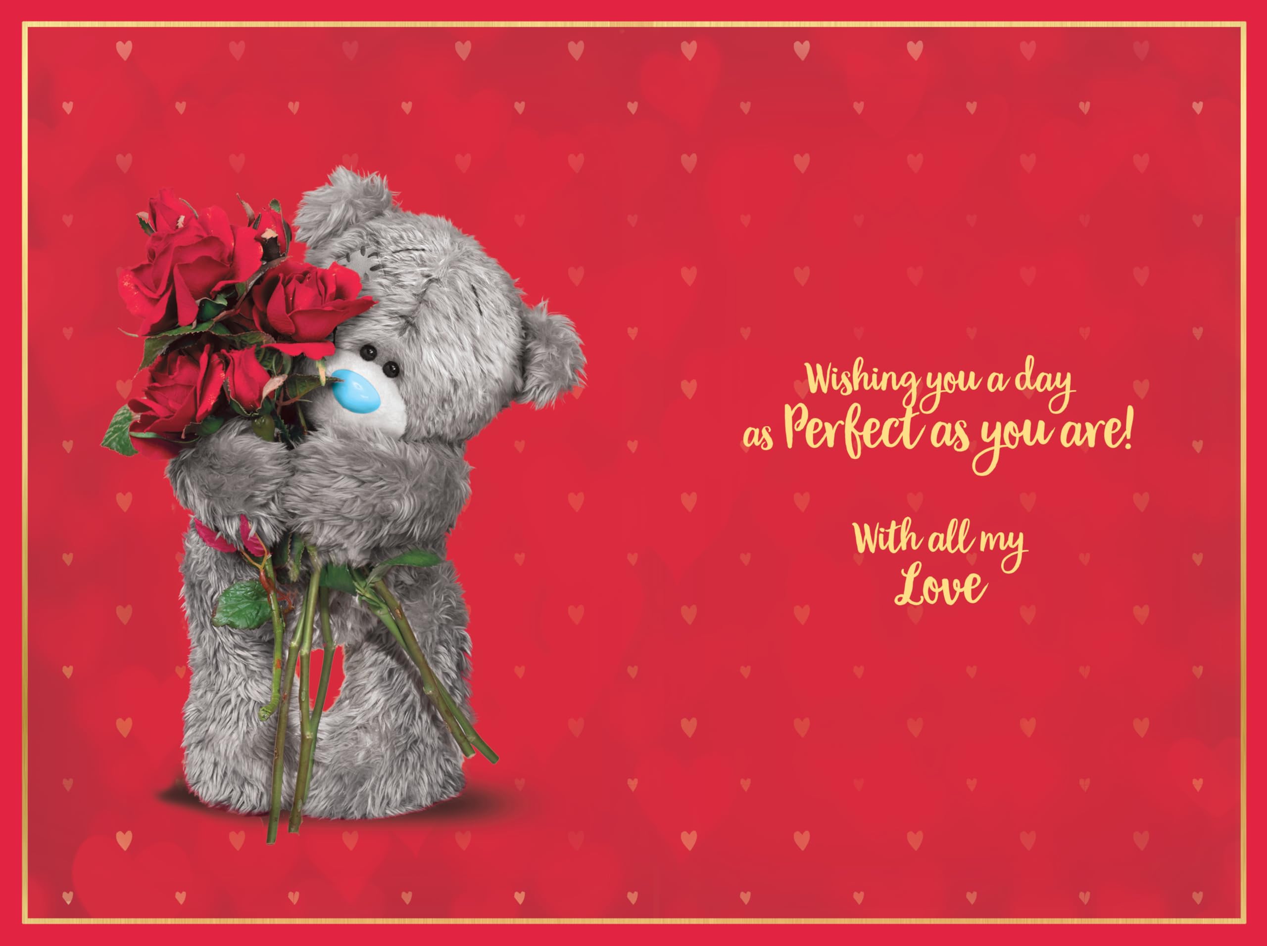 Me To You Wife Birthday Card | 3D Holographic Lenticular Design | 6 x 9in 2