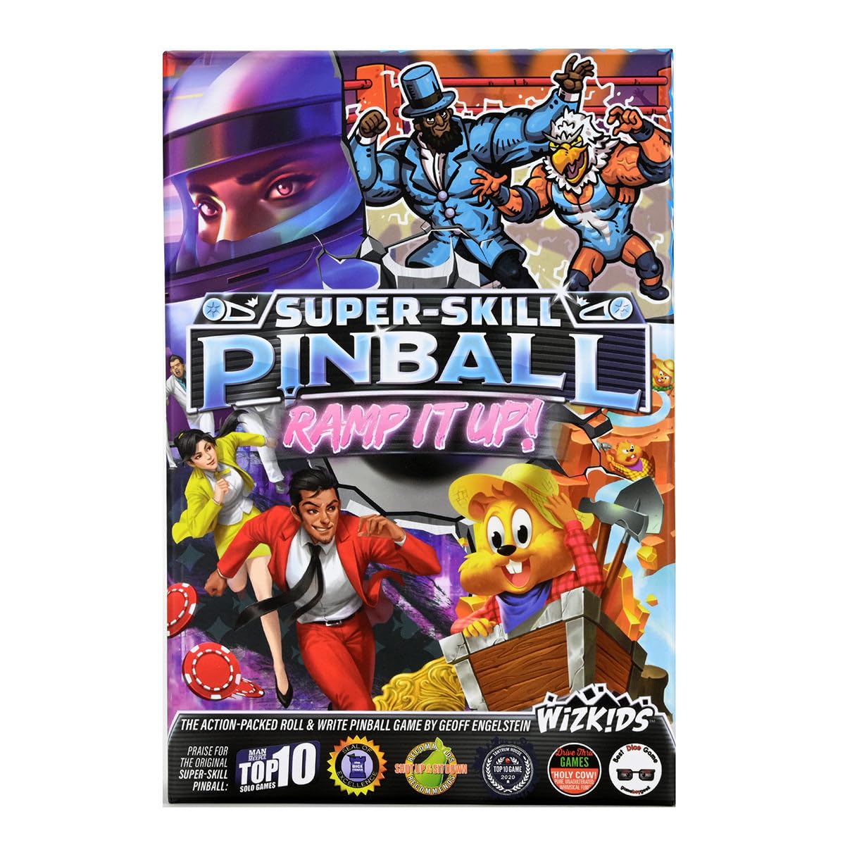 WizKids Super-Skill Pinball: Ramp It Up Board Game 1