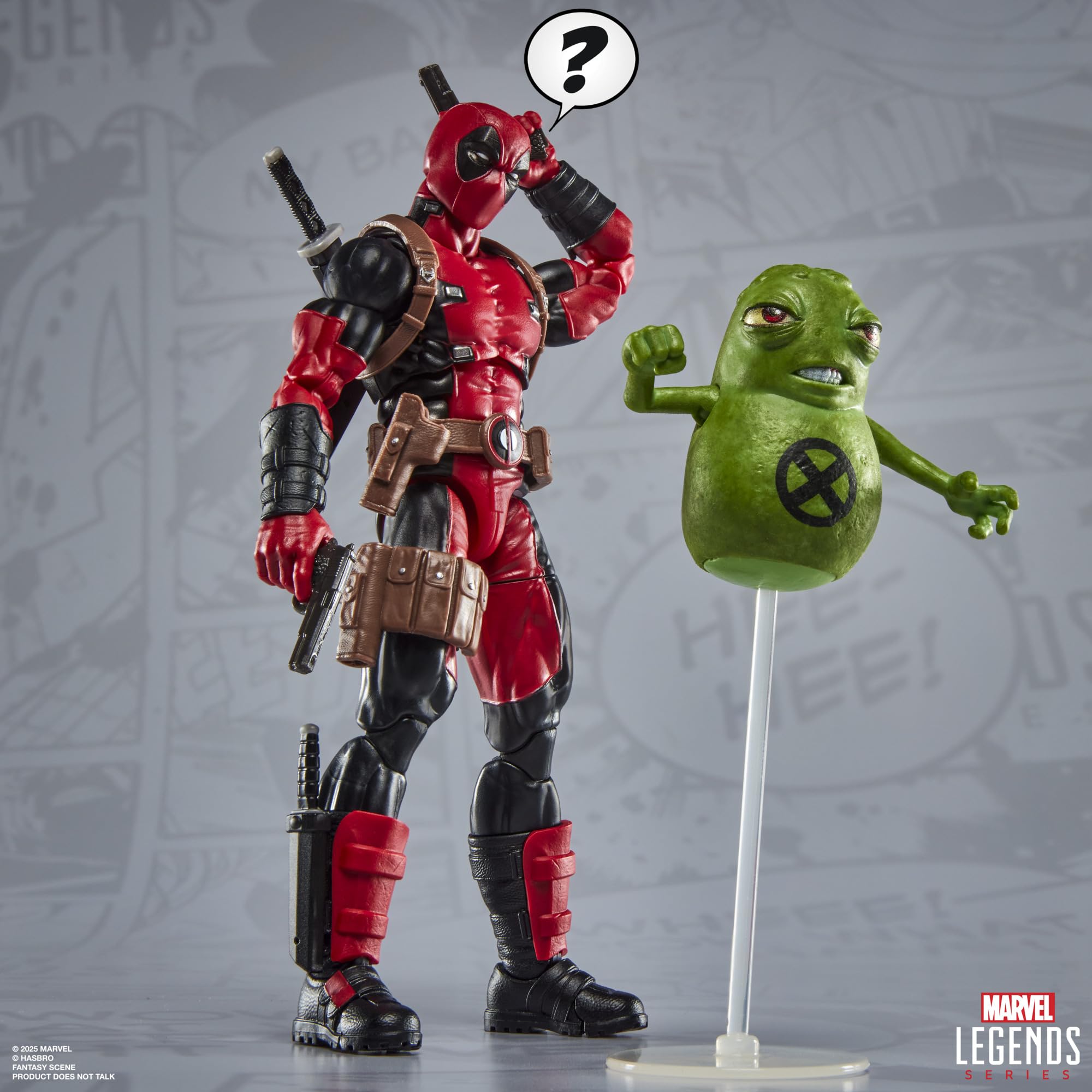 Marvel Legends Maximum Series Deadpool Action Figure with Doop - 6 Inch Collectible with 24 Accessories 14