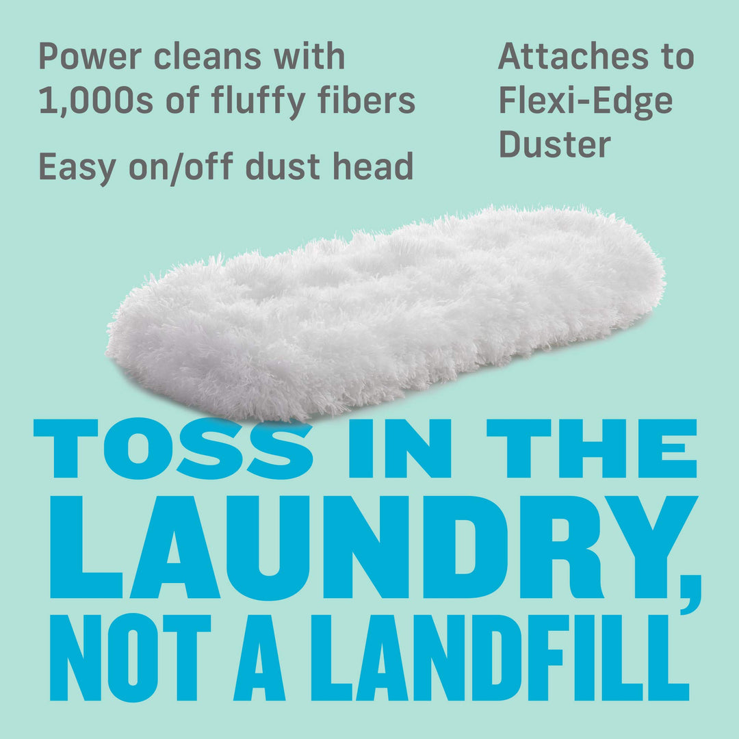 E-Cloth Flexi-Edge Floor & Wall Duster Head - Reusable Mop Head for Hard Floors & Surfaces