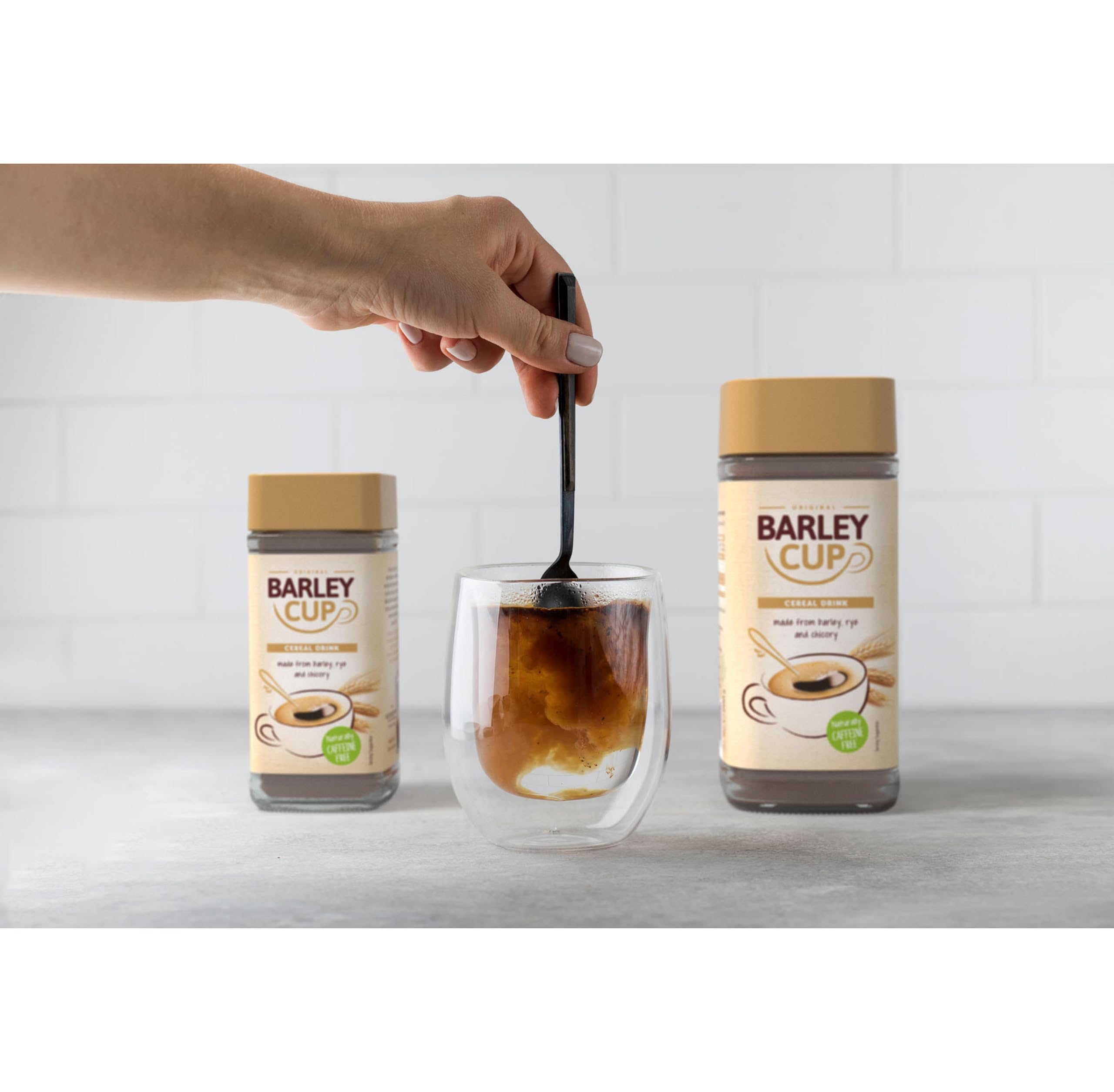 Barleycup Instant Grain Beverage 200g - Caffeine-Free Vegan Coffee Substitute with Roasted Barley, Rye & Chicory 3