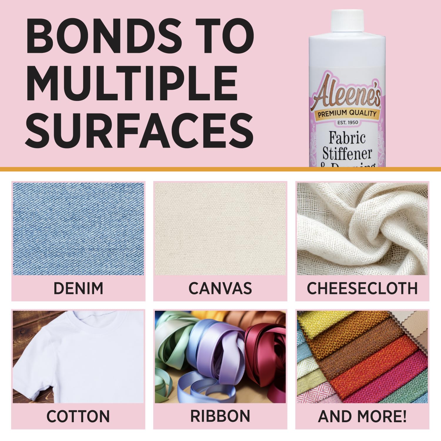 Aleene's Fabric Stiffen-Quick 16 oz - Fabric Stiffener & Draping Liquid 12