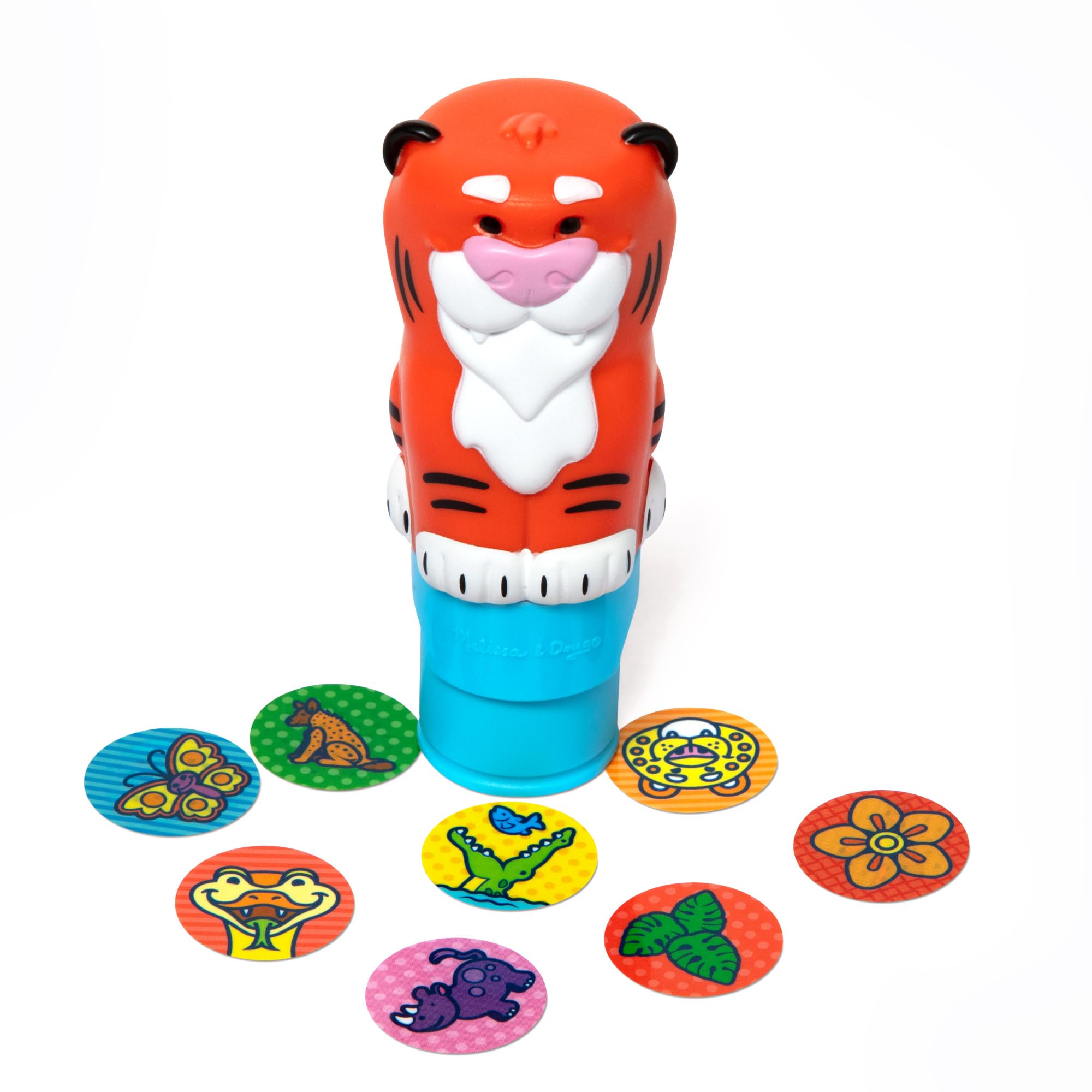 Melissa & Doug Sticker WOW! Tiger Bundle - 500 Safari Stickers, 2 Activity Pads | Multi-color 3