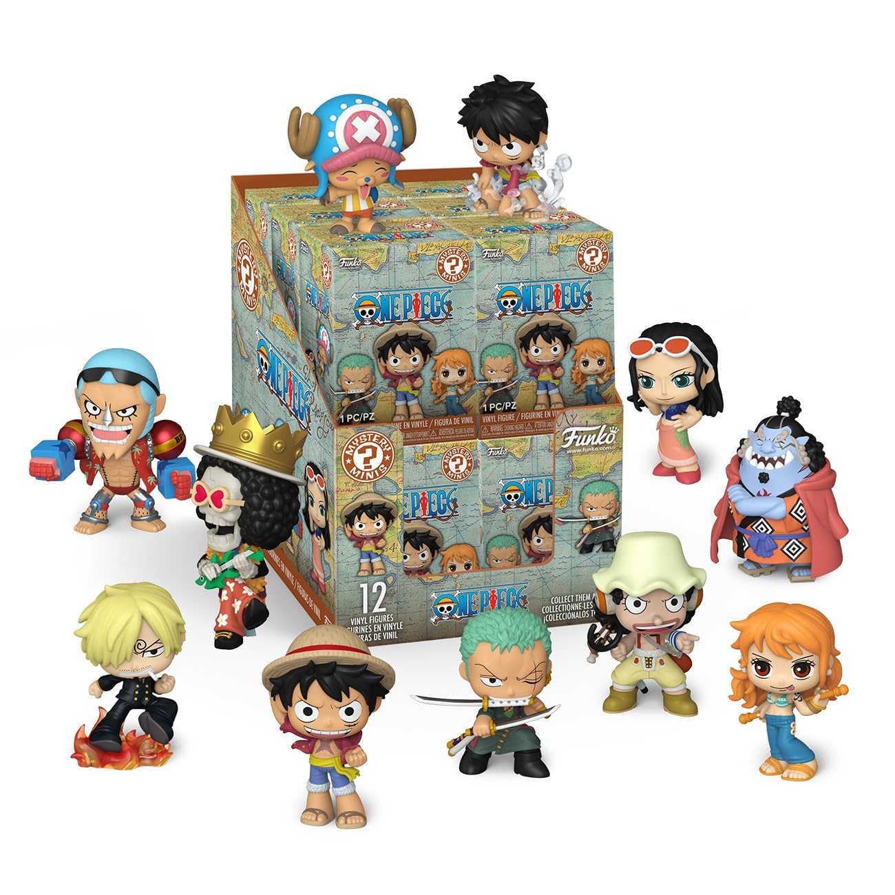 Funko Mystery Mini Figure - One Piece Straw Hat Crew - Monkey D. Luffy | Vinyl Collectible | 3.4 Inches 2