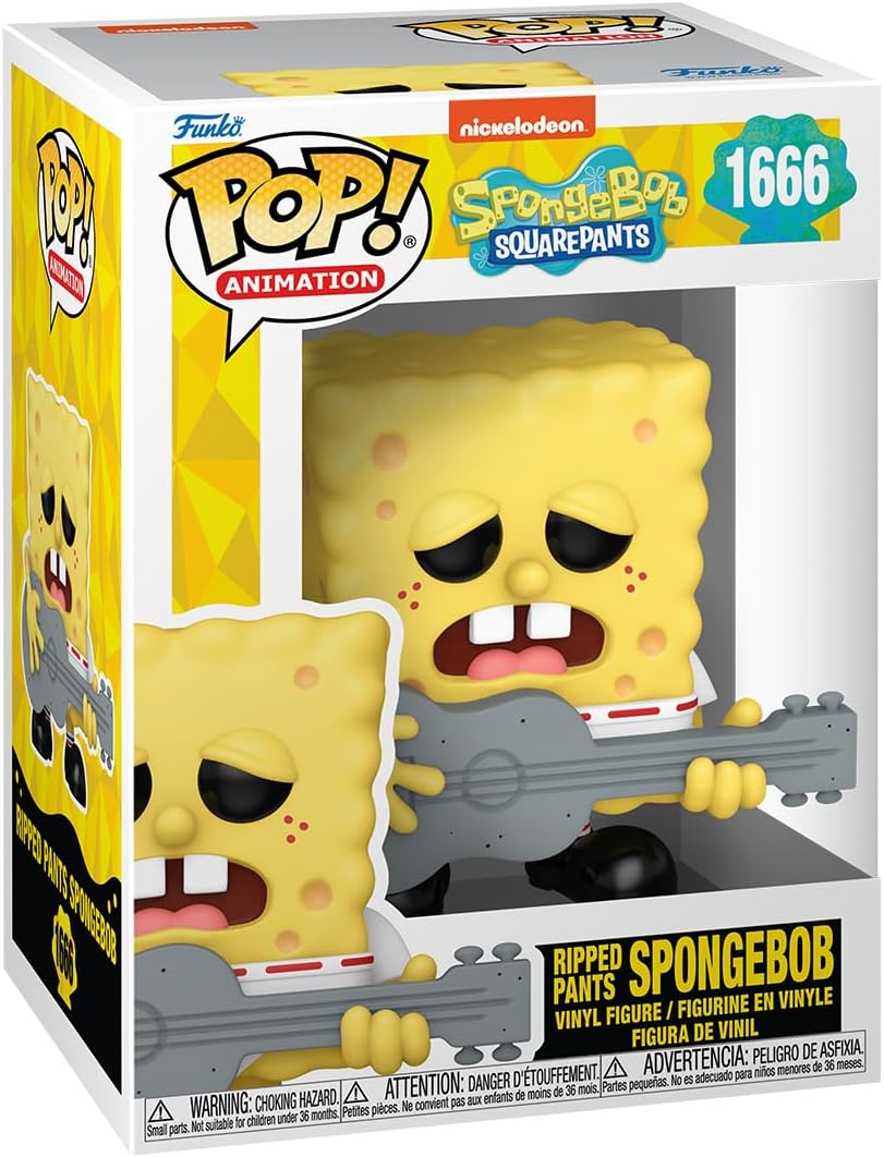 Funko Pop! TV Spongebob Squarepants 25th Anniversary - Spongebob with Guitar Vinyl Figure (75735)