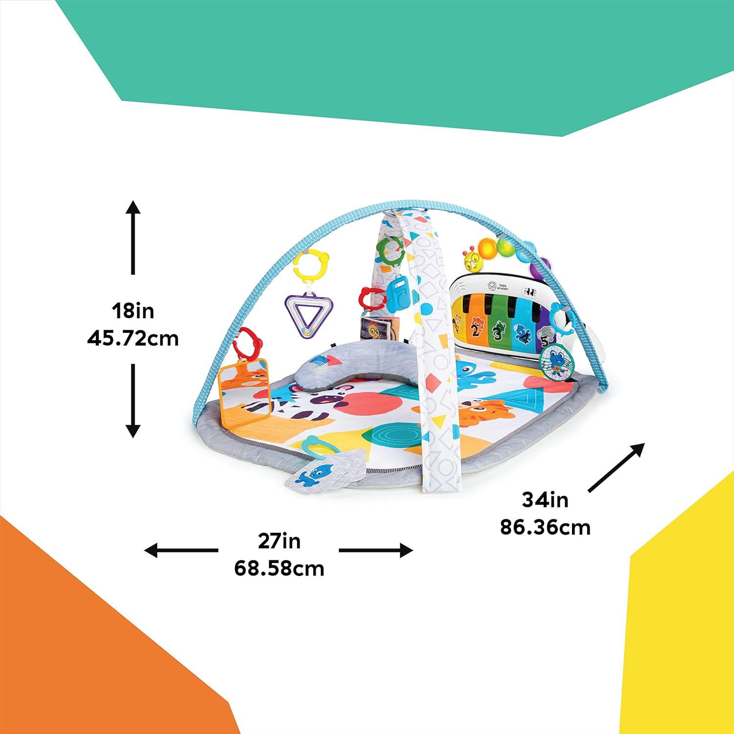 Baby Einstein - 4-in-1 Kickin' Tunes Music and Language Discovery Play Gym 18
