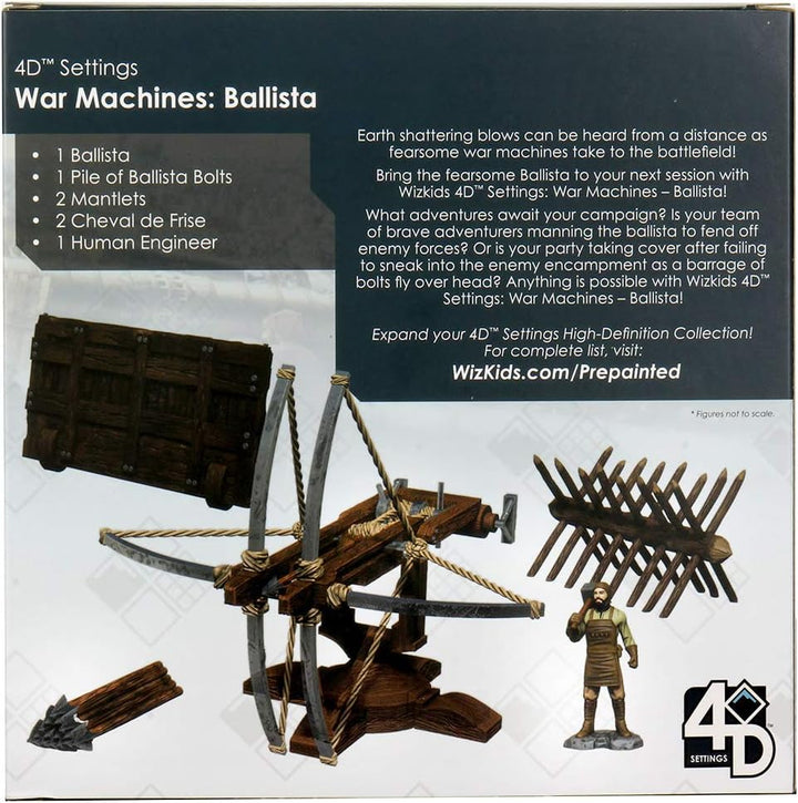 WizKids/NECA 4D Settings: War Machines - Ballista Accessory Set (WZK75003)