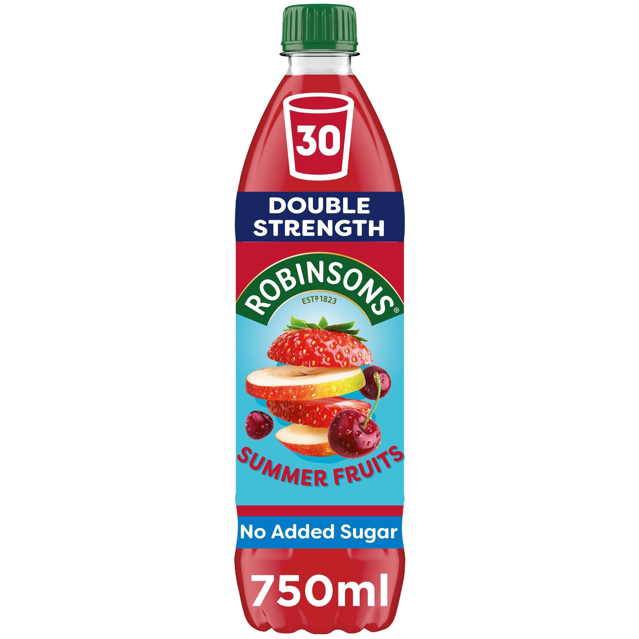 Robinsons Summer Fruits Squash - Low Calorie Double Strength Concentrate | 750ml