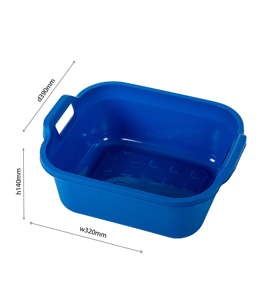 Addis Large 10L Washing Up Bowl With Handles in Light Mushroom