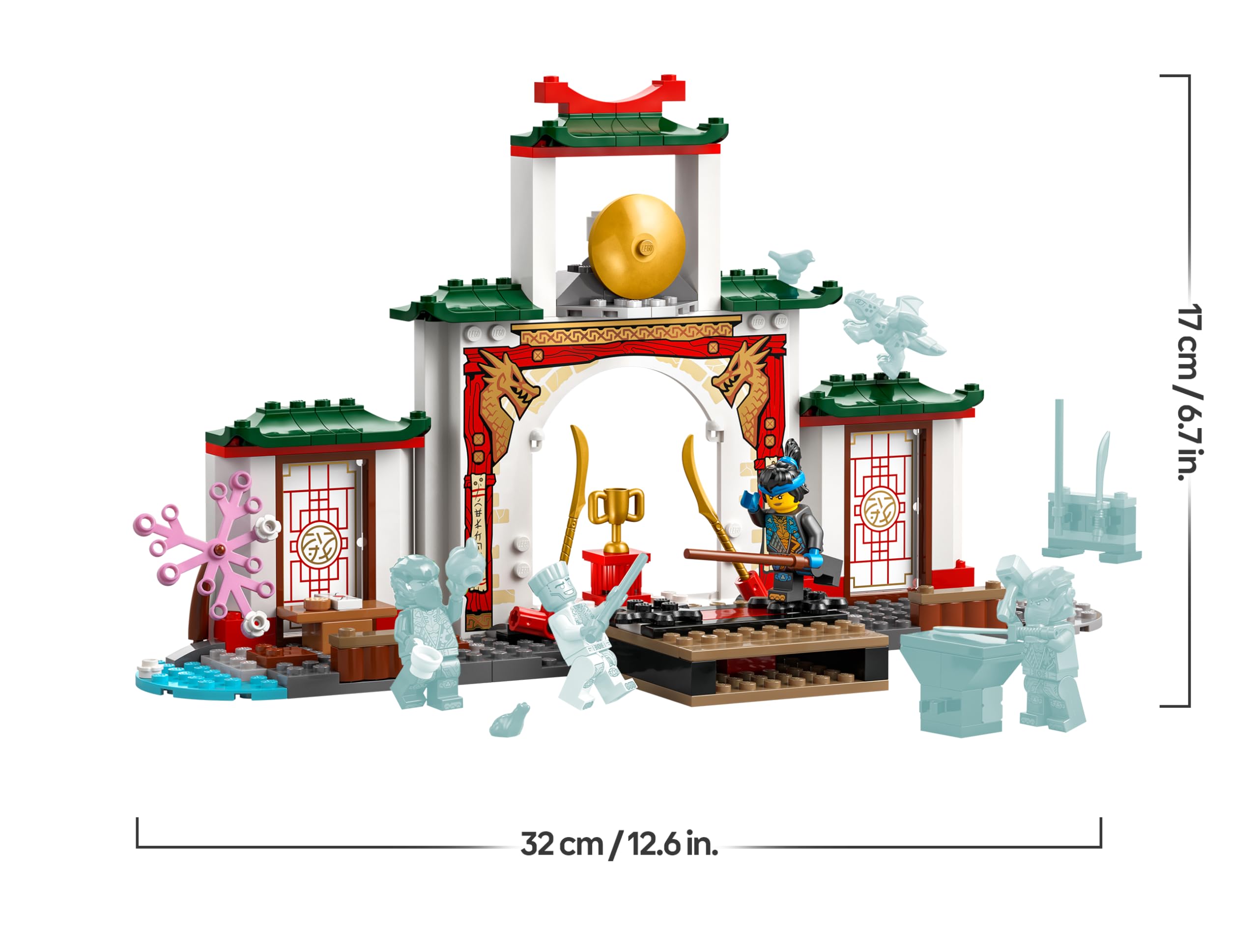 LEGO NINJAGO Ninja Spinjitzu Temple Building Set 71831 | Ages 4+ | 4 Minifigures 9