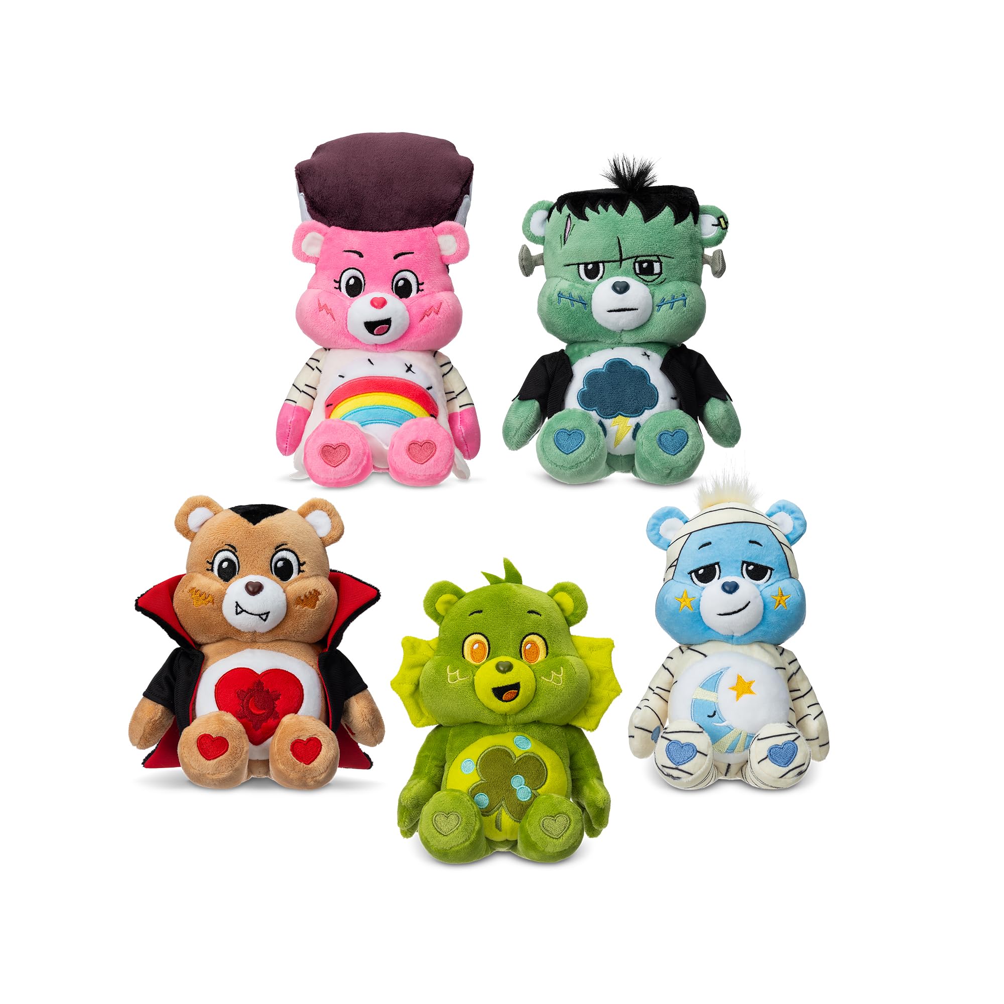 Care Bears x Universal Monsters - Tenderheart as Dracula 22cm Plush Toy for Kids 4+ 2