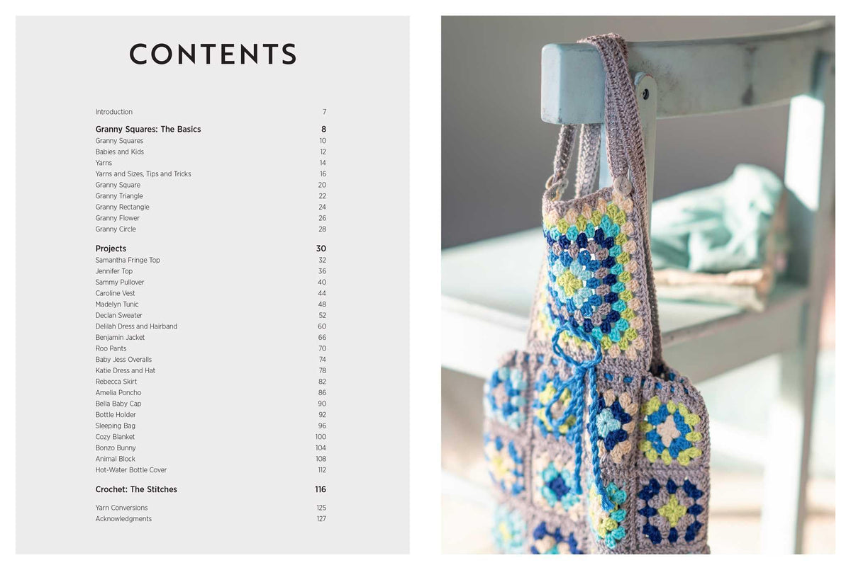 Not Your Granny's Granny Squares for Babies and Kids: Crochet Adorable Clothes, Toys, and More! by Babette Ulmer | 128 Pages | English