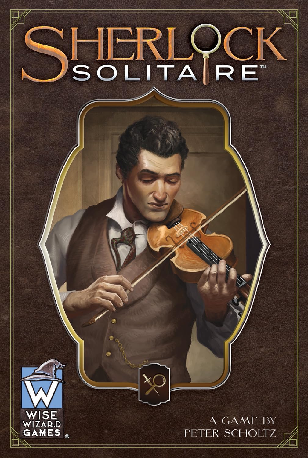 WISE WIZARD GAMES Sherlock Solitaire Strategy Card Game | 1-2 Players | Ages 18+