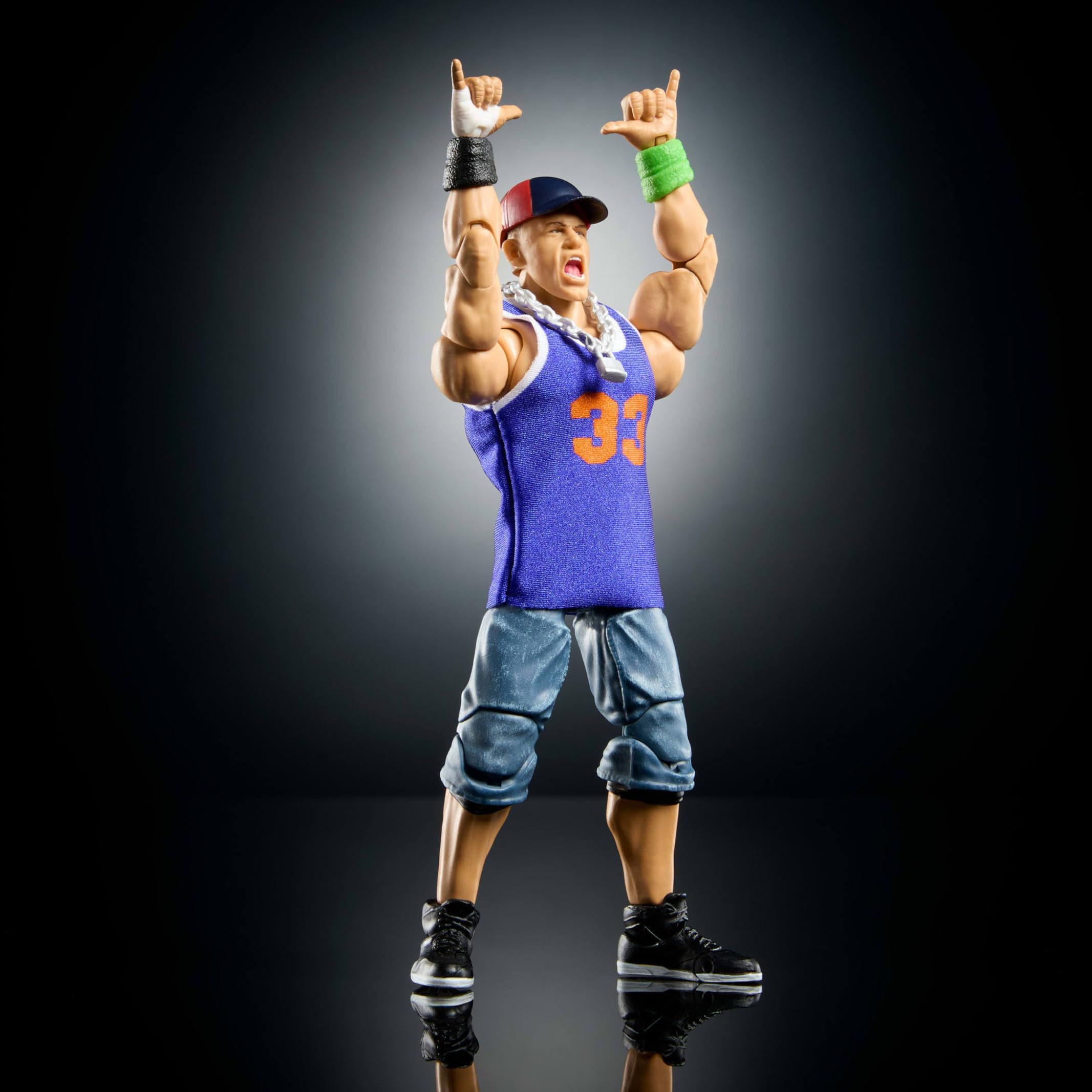 Mattel WWE Ultimate Edition John Cena 6-inch Action Figure & Accessories - 30+ Points of Articulation, Swappable Parts 9