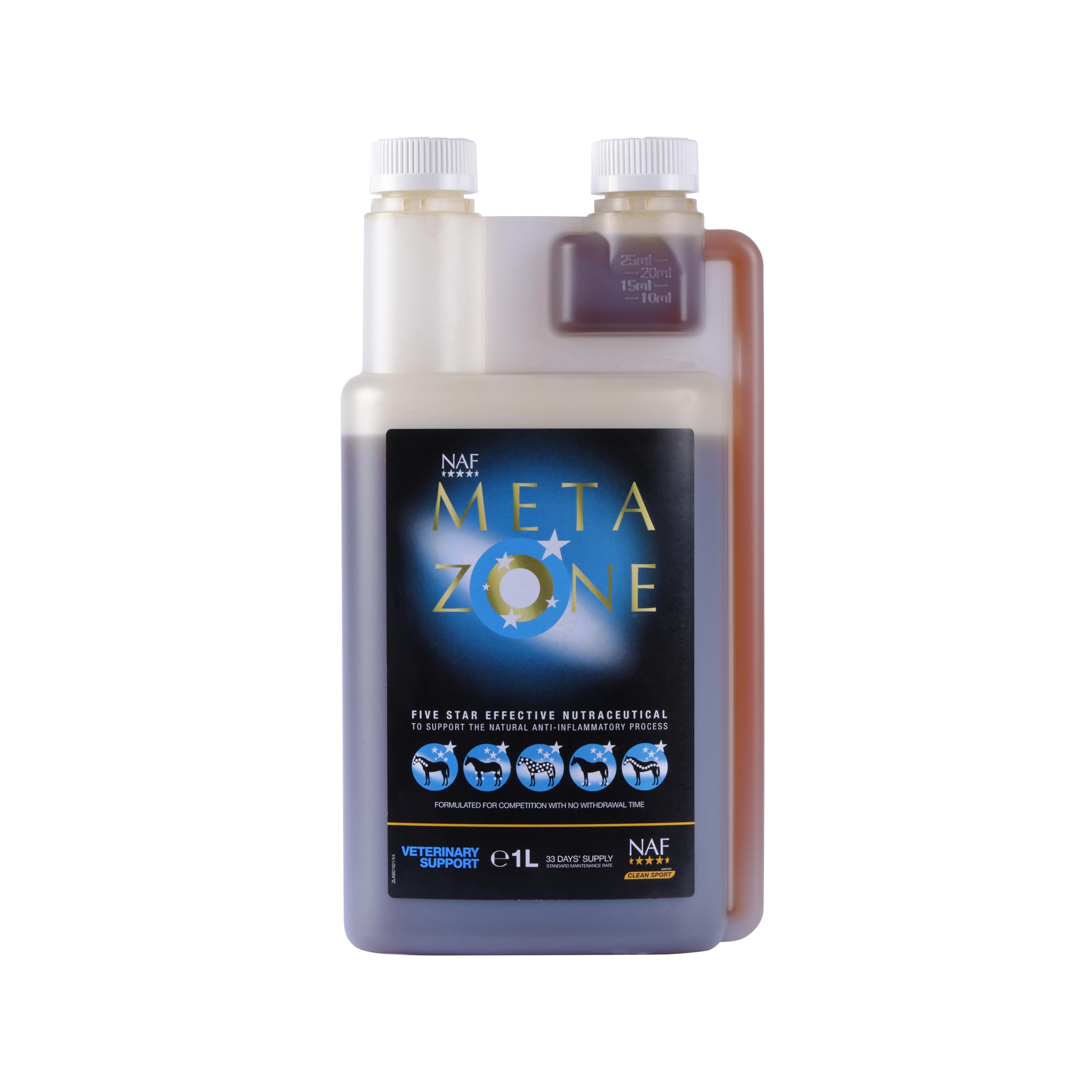 NAF Five Star Metazone Liquid - Natural Anti-Inflammatory Support for Horses | 1L Liquid