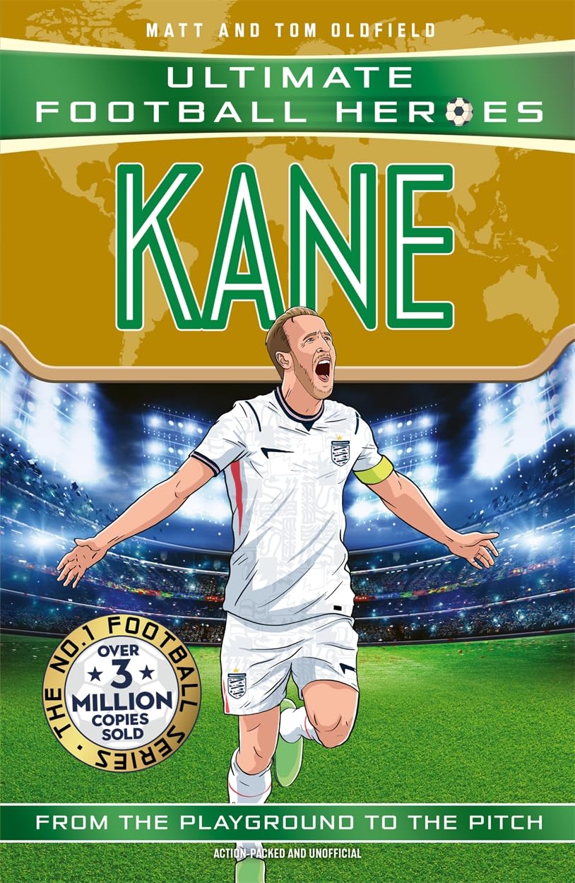 Dino Books Kane (Ultimate Football Heroes International Edition) | Paperback | Ages 8+