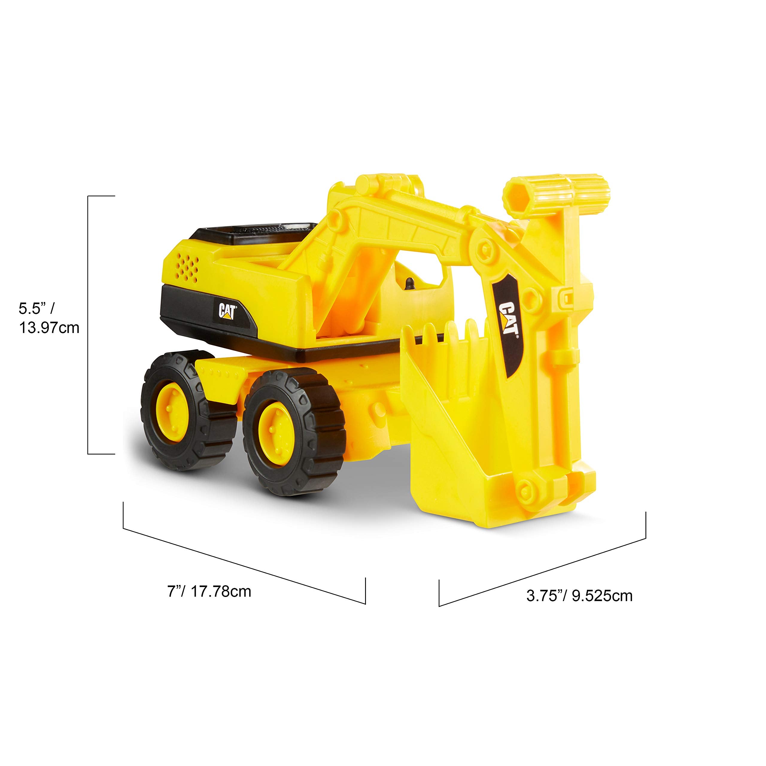 CAT 82360 Mini Crew 3 Pack Construction Vehicles - Dump Truck, Loader, Excavator | Ages 2+ 6