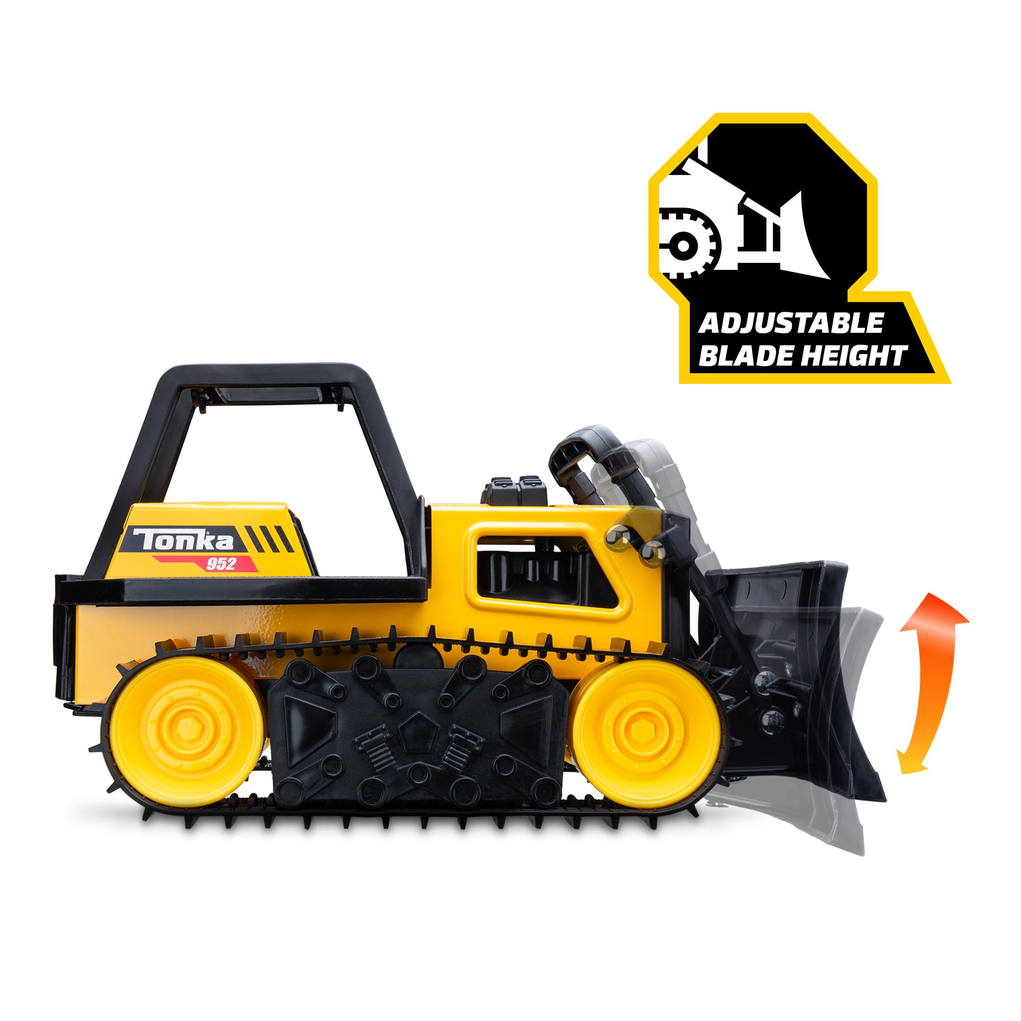 Tonka Steel Classics Bulldozer - Durable Steel Construction Vehicle for Kids 3+ 3