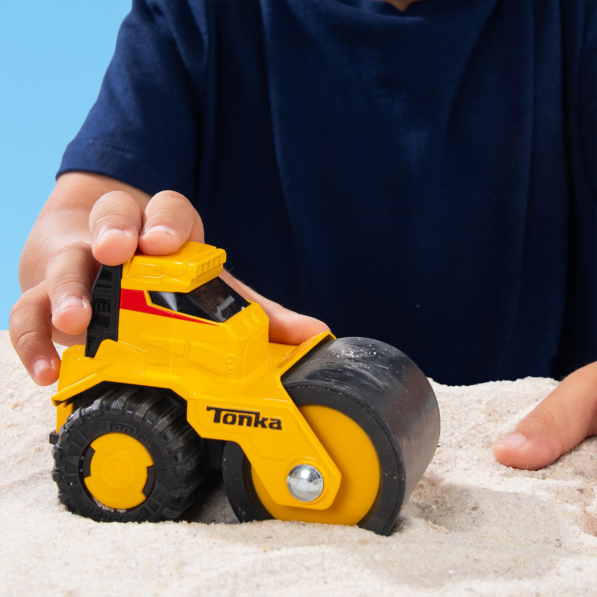 Basic Fun Tonka Steel Classics Titans Steam Roller - Stamped Steel Construction | Ages 3-6 | 89 cm 3