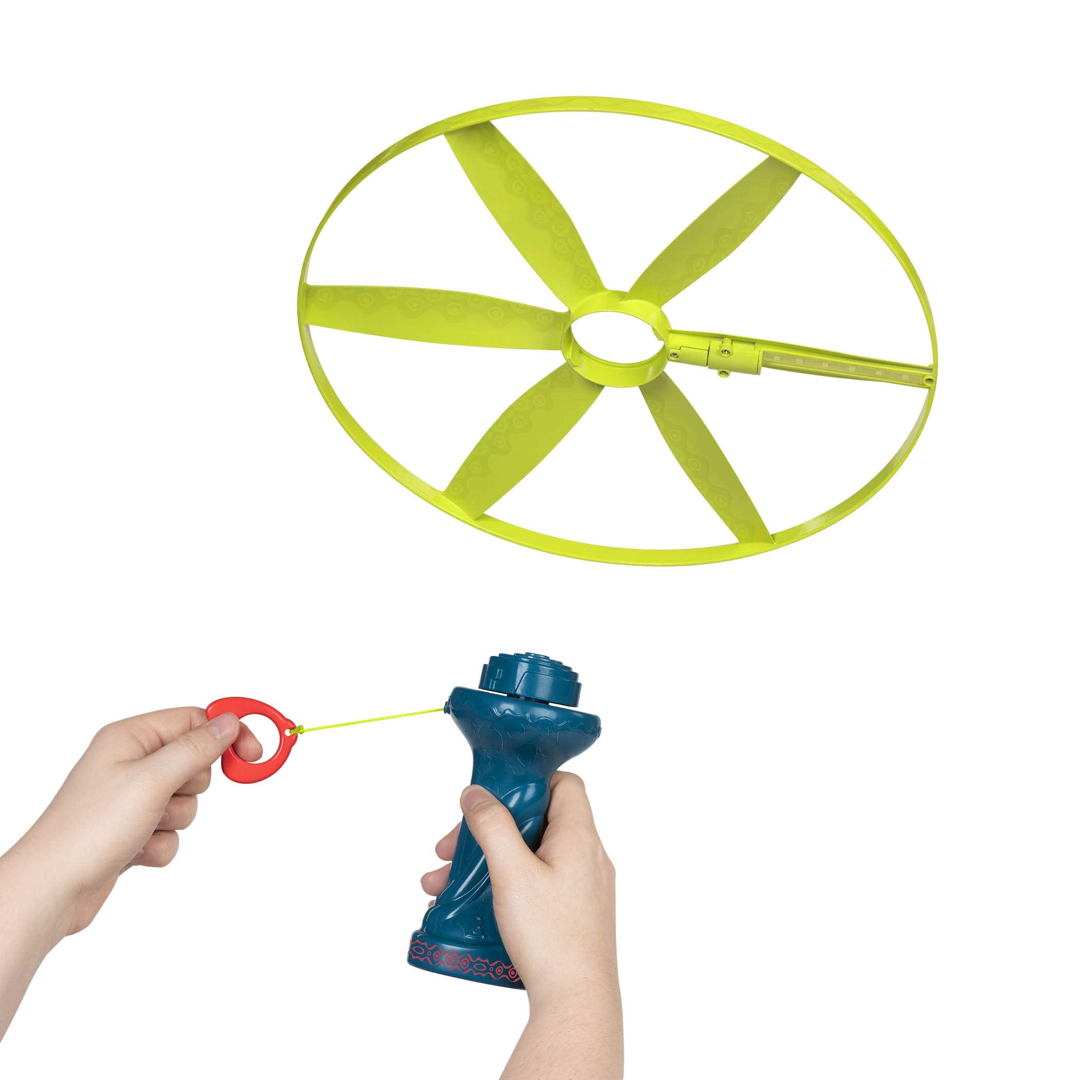 B. toys Disc-Oh Flyers Skyrocopter Boomerang - Light-Up Flying Disc Toy for Kids 5+