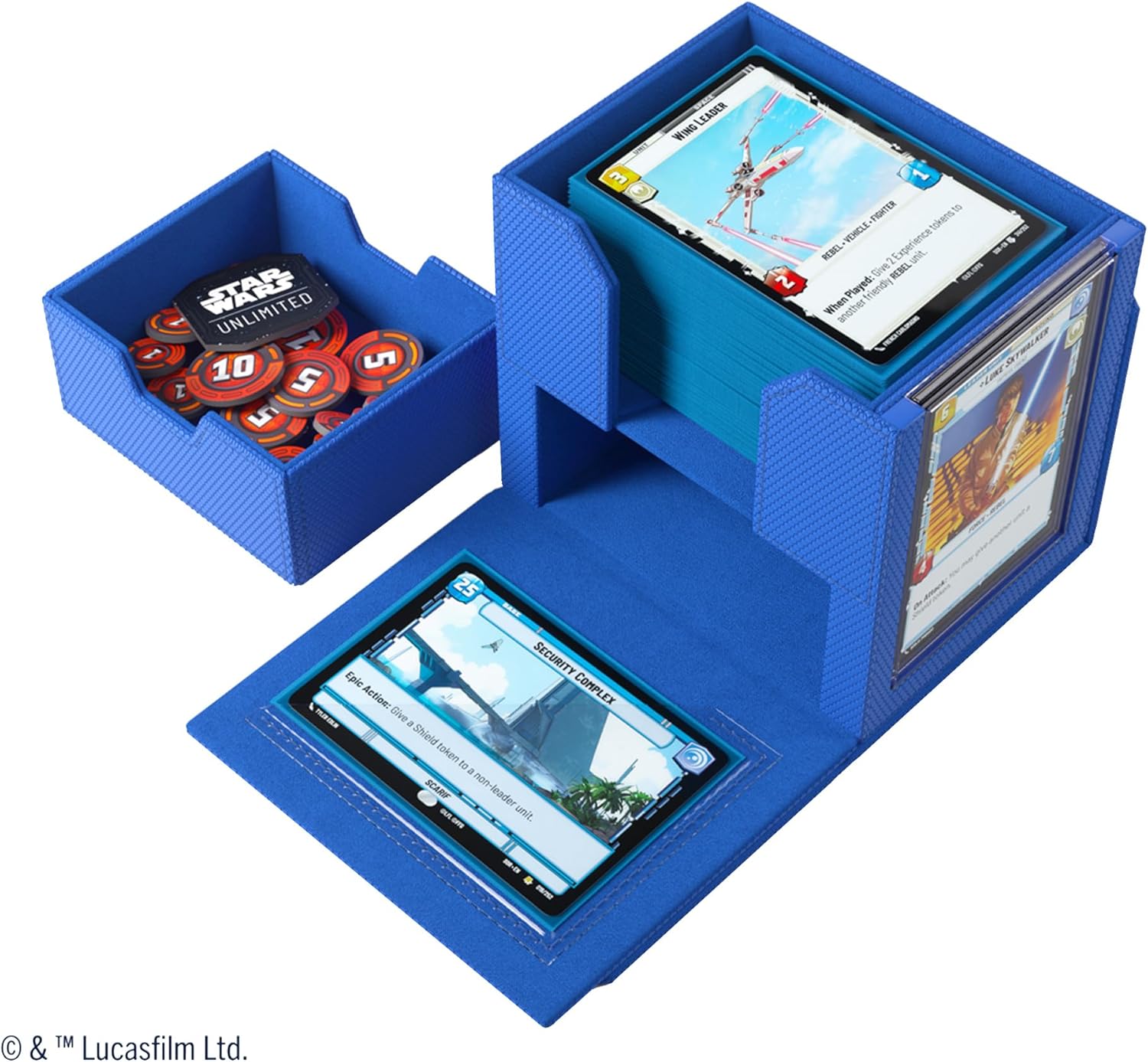 Gamegenic Star Wars Unlimited Deck Pod - Blue - Trading Card Game Accessory 2