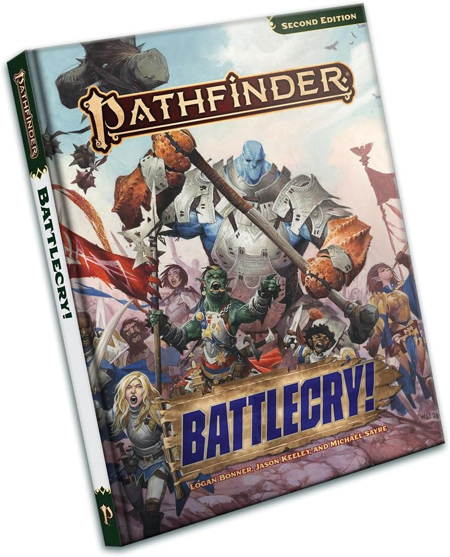 Paizo Pathfinder Battlecry! Reference Book | Pathfinder Second Edition Remaster | Hardcover 1